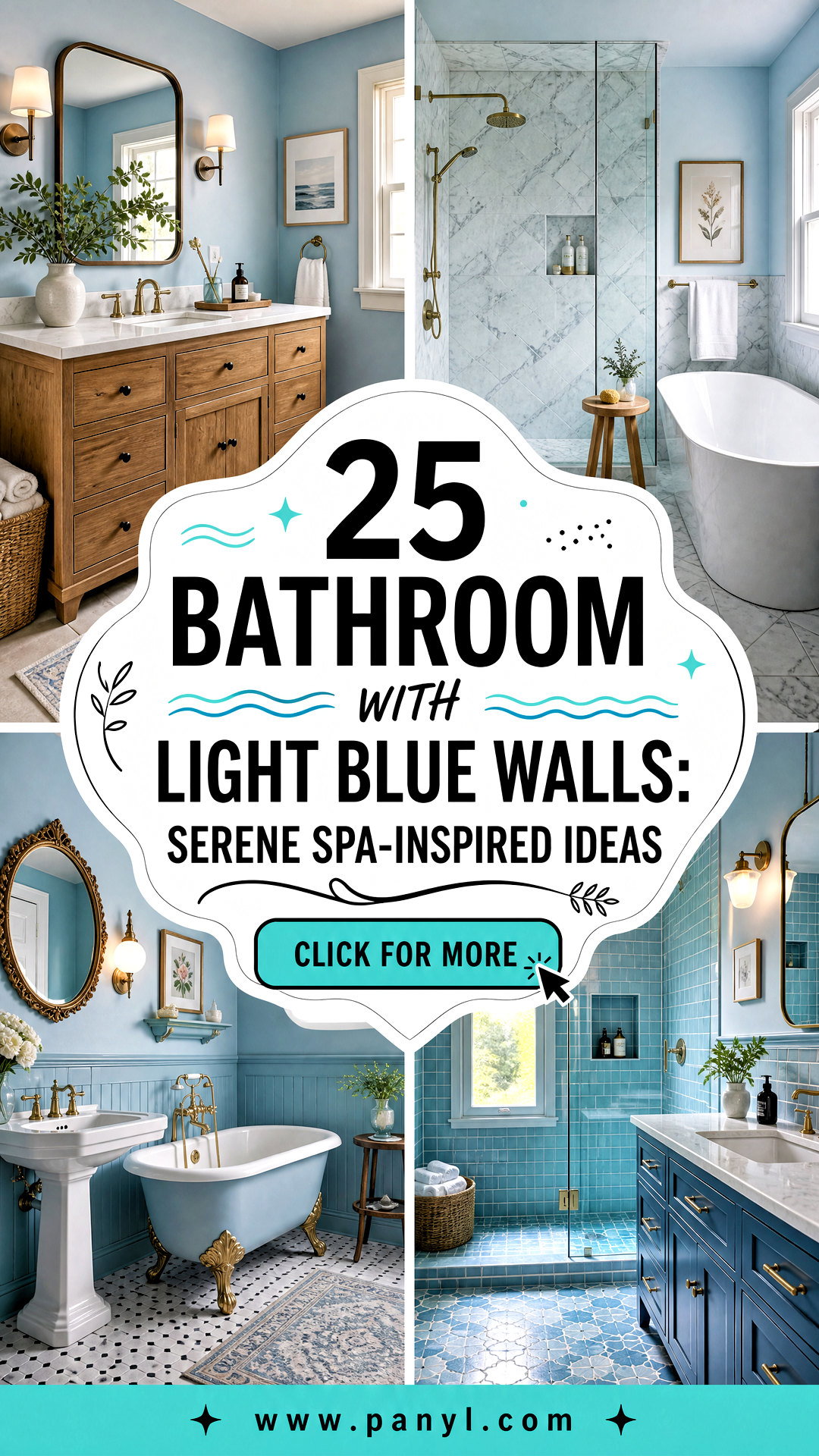 25 Bathroom With Light Blue Walls Serene Spa-Inspired Ideas - 25 Bathroom With Light Blue Walls: Serene Spa-Inspired Ideas