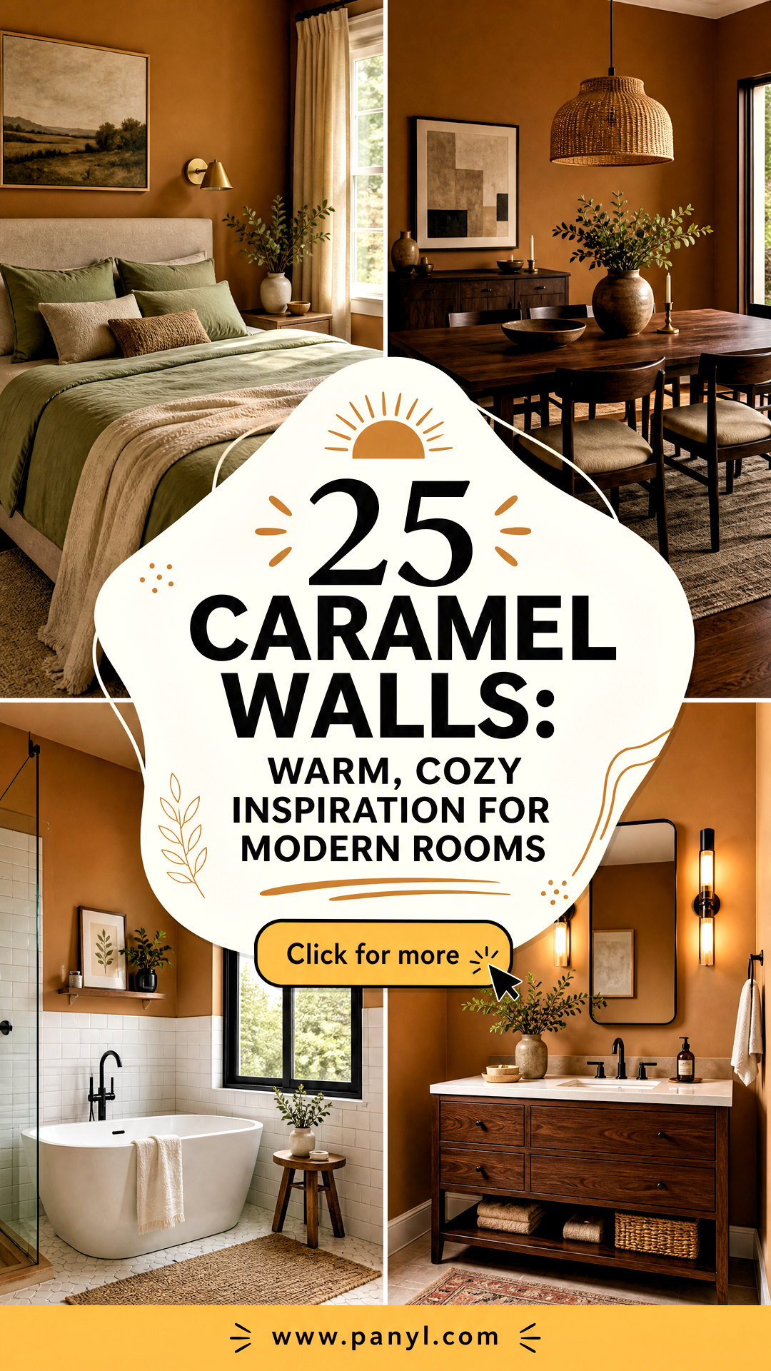 25 Caramel Walls Warm Cozy Inspiration for Modern Rooms - 25 Caramel Walls: Warm, Cozy Inspiration for Modern Rooms