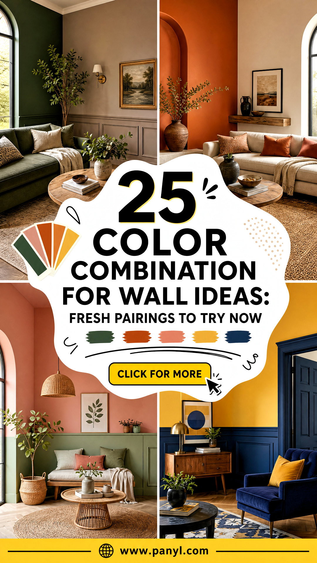 25 Color Combination For Wall Ideas Fresh Pairings to Try Now - 25 Color Combination For Wall Ideas: Fresh Pairings to Try Now