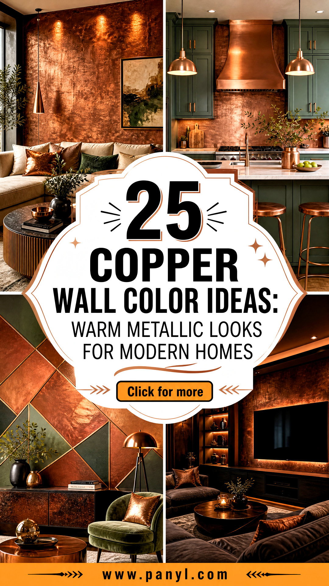 25 Copper Wall Color Ideas Warm Metallic Looks for Modern Homes - 25 Copper Wall Color Ideas: Warm Metallic Looks for Modern Homes