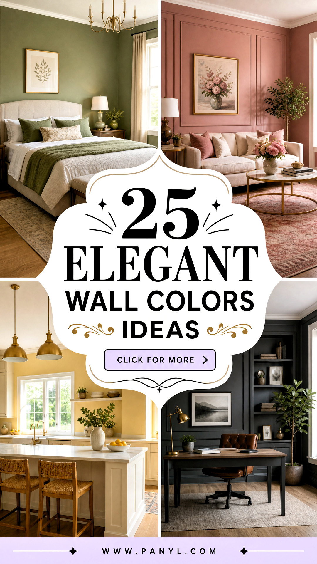 25 Elegant Wall Colors for a Refined and Timeless Home - 25 Elegant Wall Colors for a Refined and Timeless Home