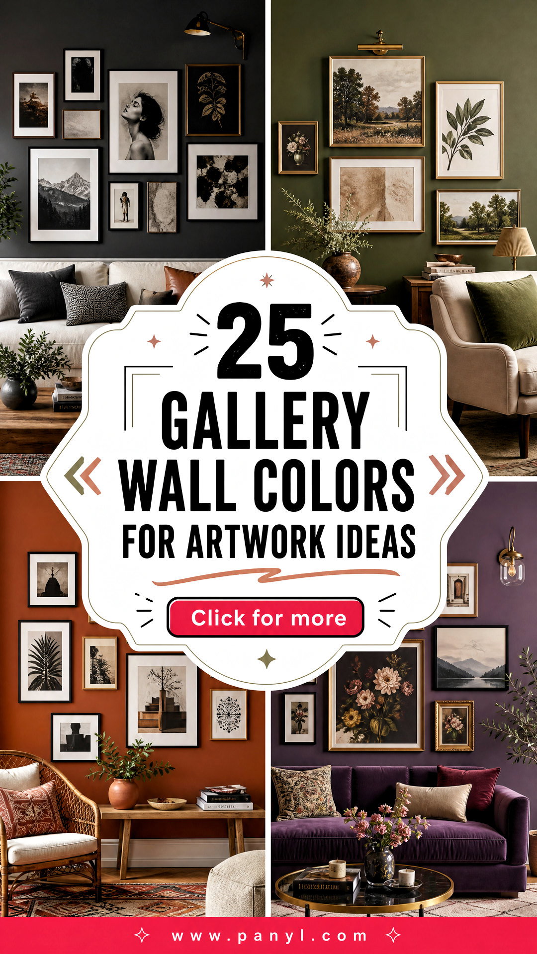 25 Gallery Wall Colors for Artwork That Truly Stands Out - 25 Gallery Wall Colors for Artwork That Truly Stands Out