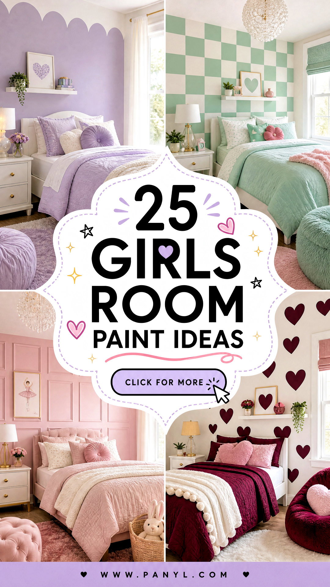 25 Girls Room Paint Ideas Accent Walls for a Dreamy Makeover - 25 Girls Room Paint Ideas Accent Walls for a Dreamy Makeover