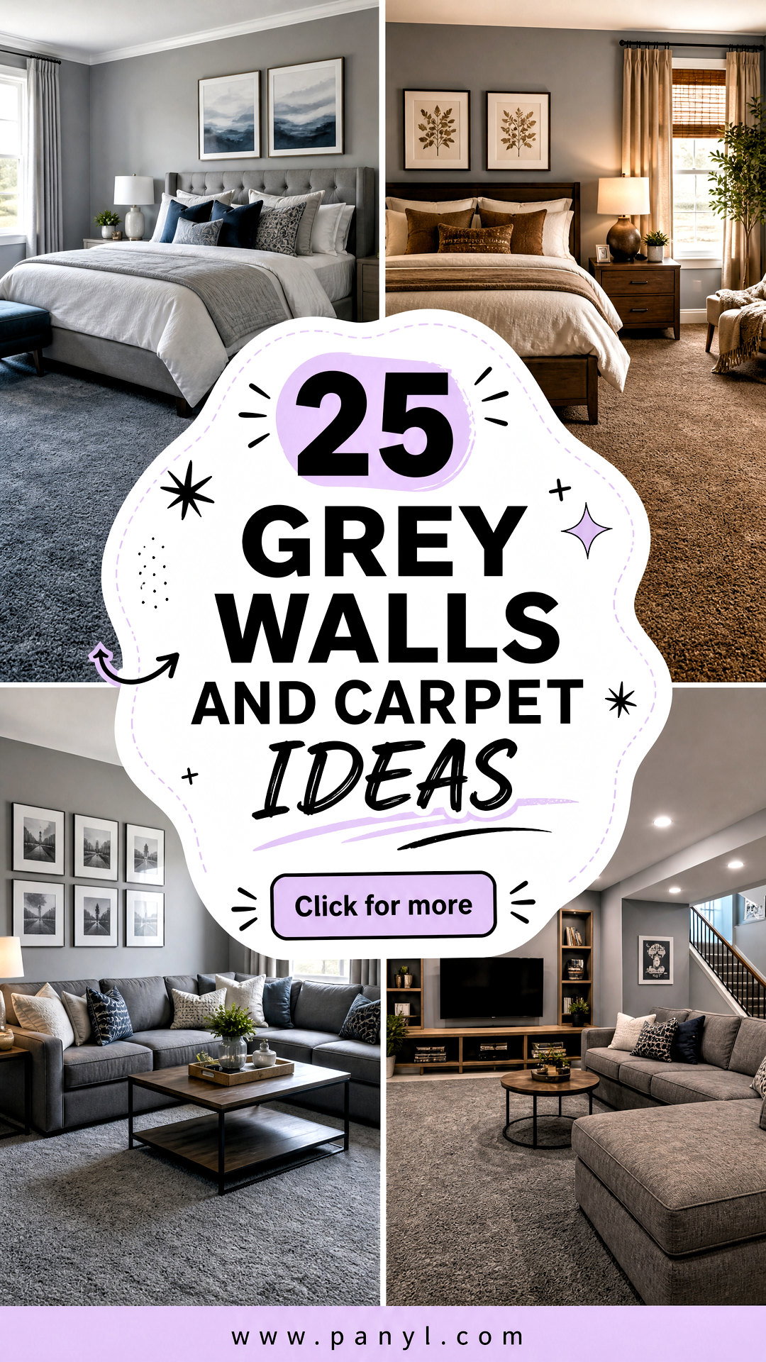 25 Grey Walls And Carpet Ideas for Cozy Cohesive Rooms - 25 Grey Walls And Carpet Ideas for Cozy, Cohesive Rooms