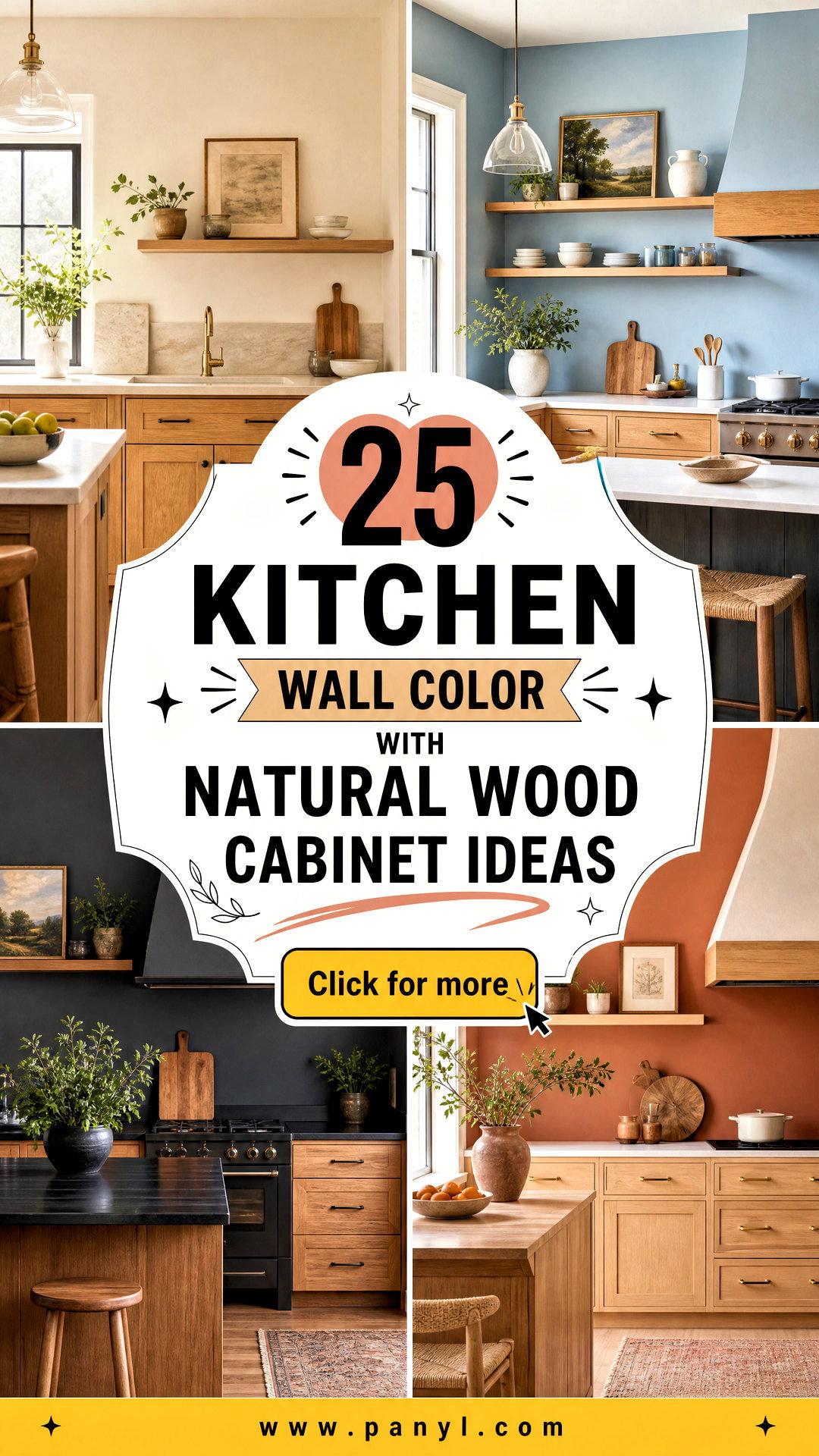 25 Kitchen Wall Color With Natural Wood Cabinet Ideas Top Picks - 25 Kitchen Wall Color With Natural Wood Cabinet Ideas: Top Picks