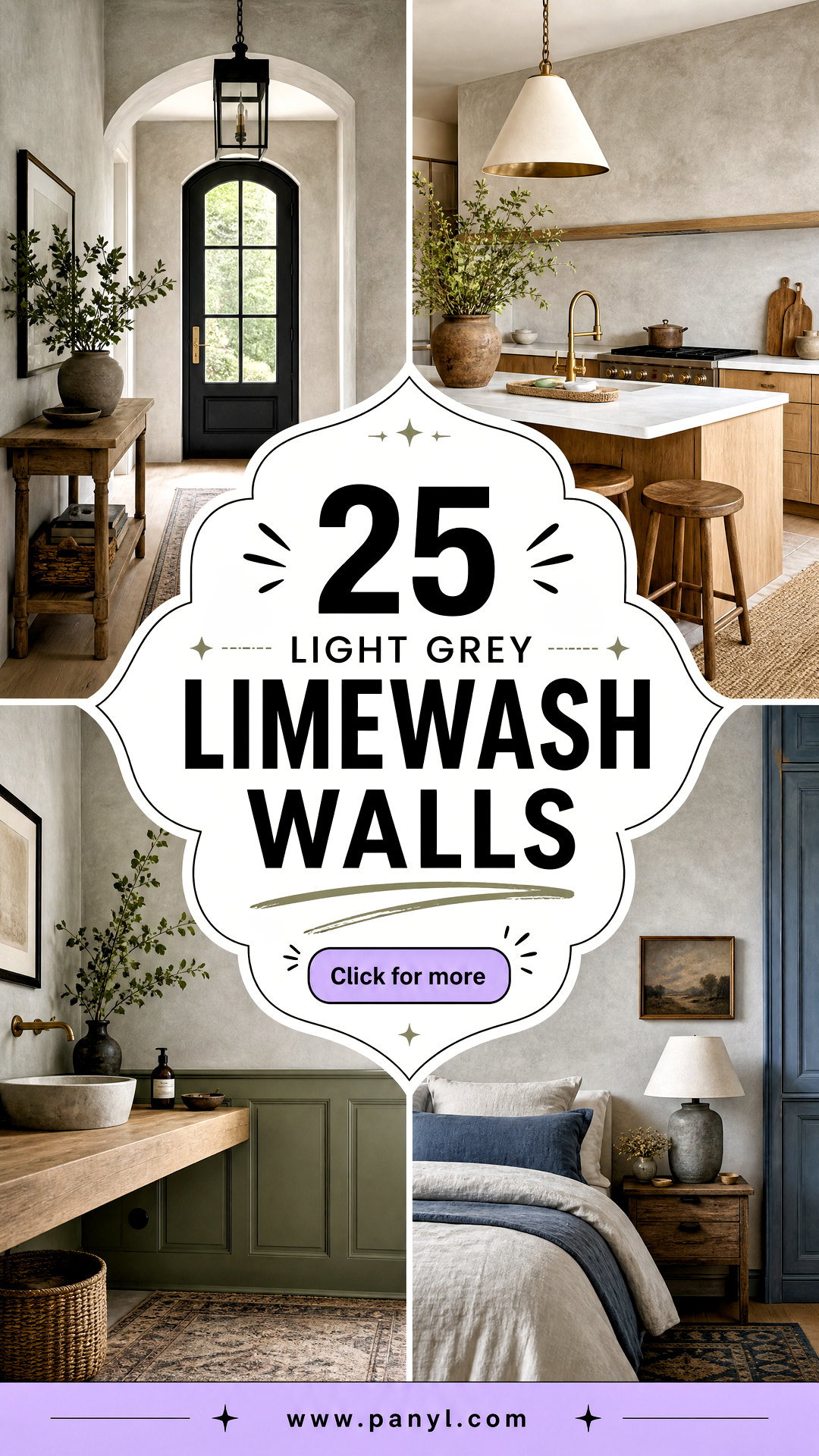 25 Light Grey Limewash Walls for Calm Sophisticated Rooms - 25 Light Grey Limewash Walls for Calm, Sophisticated Rooms