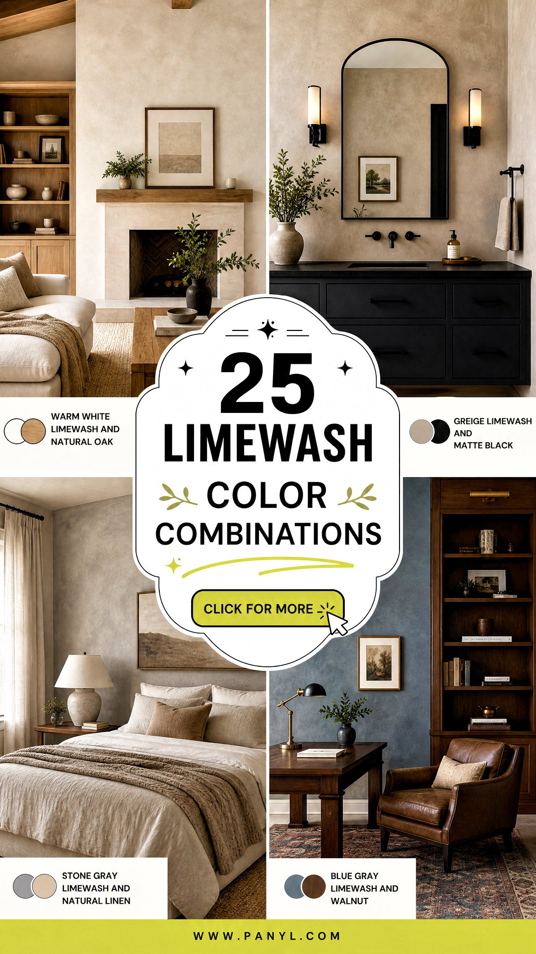 25 Limewash Color Combinations for Warm Stylish Interiors - 25 Limewash Color Combinations for Warm, Stylish Interiors