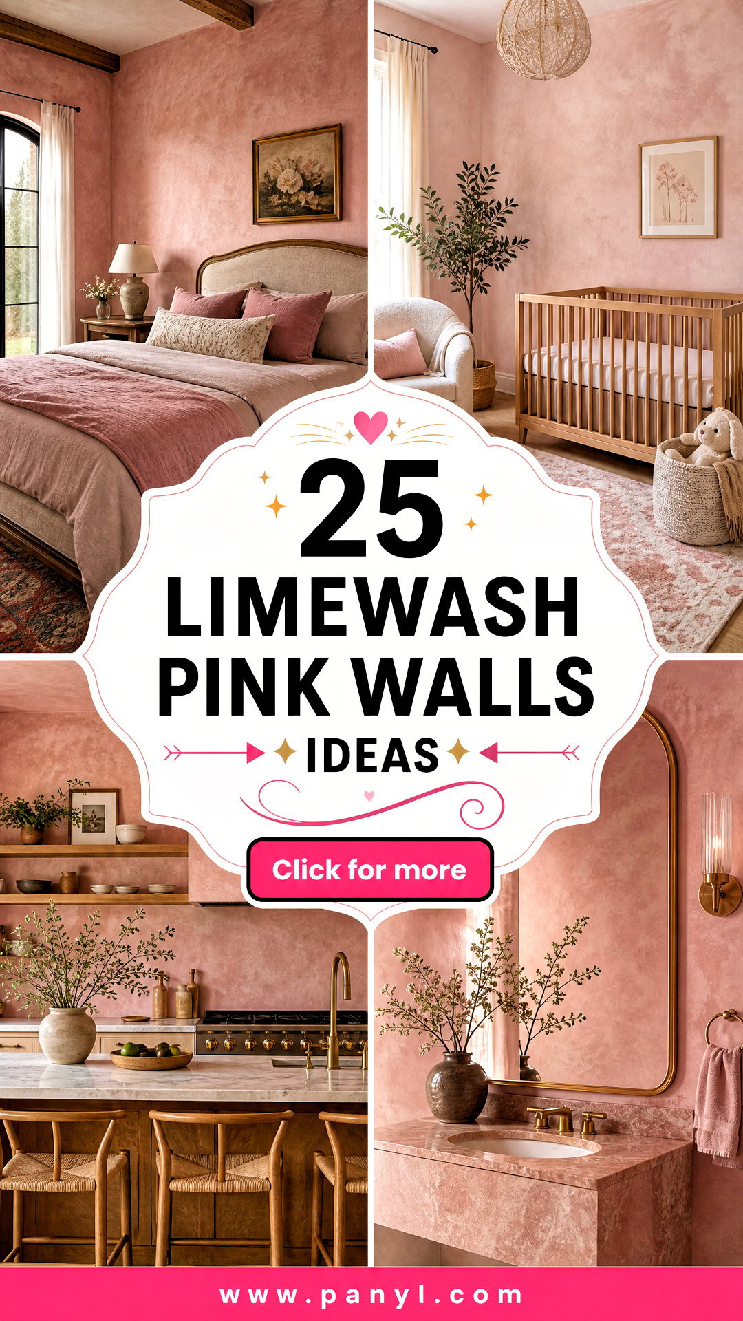 25 Limewash Pink Walls Soft Romantic Ideas for Any Room - 25 Limewash Pink Walls: Soft, Romantic Ideas for Any Room