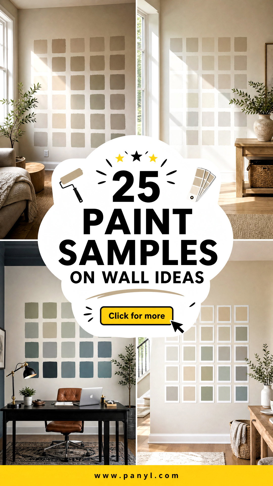 25 Paint Samples On Wall Ideas to Choose Color With Confidence - 25 Paint Samples On Wall Ideas to Choose Color With Confidence