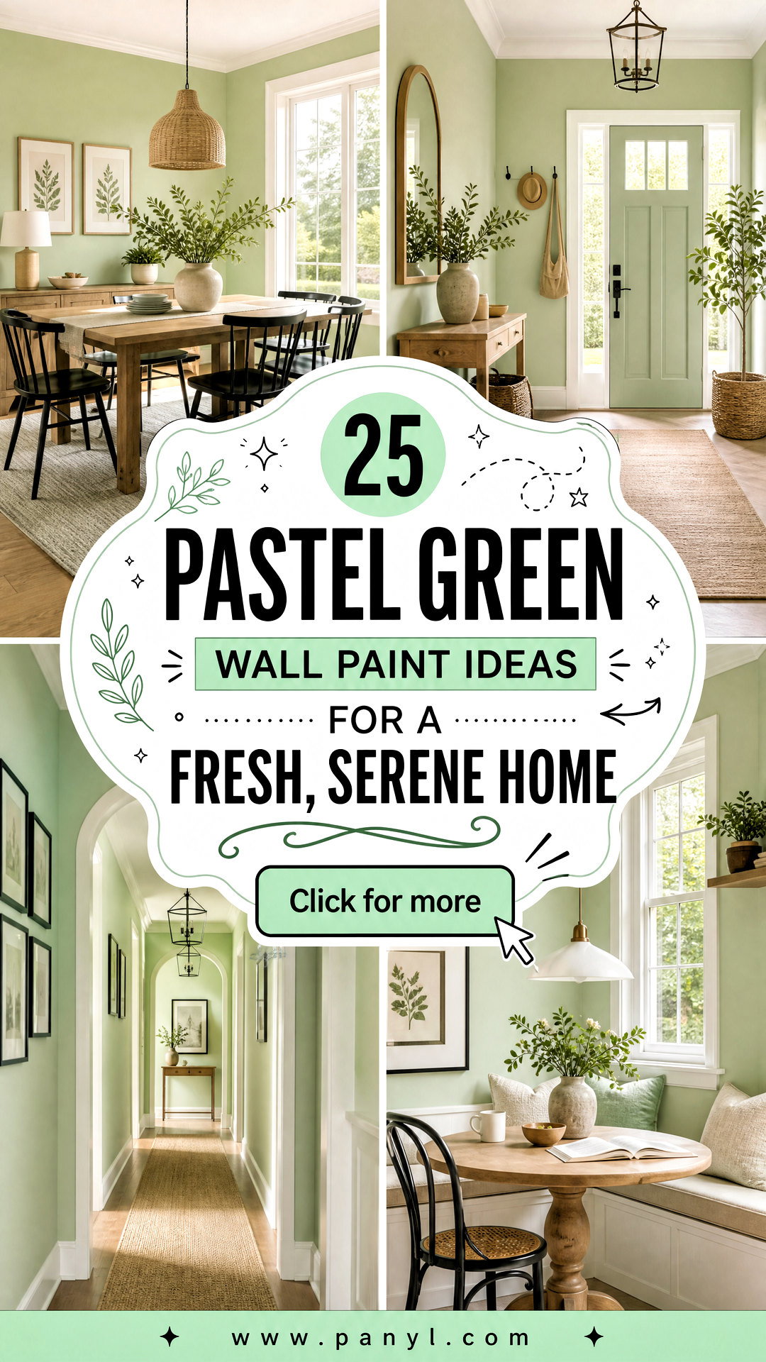 25 Pastel Green Wall Paint Ideas for a Fresh Serene Home - 25 Pastel Green Wall Paint Ideas for a Fresh, Serene Home