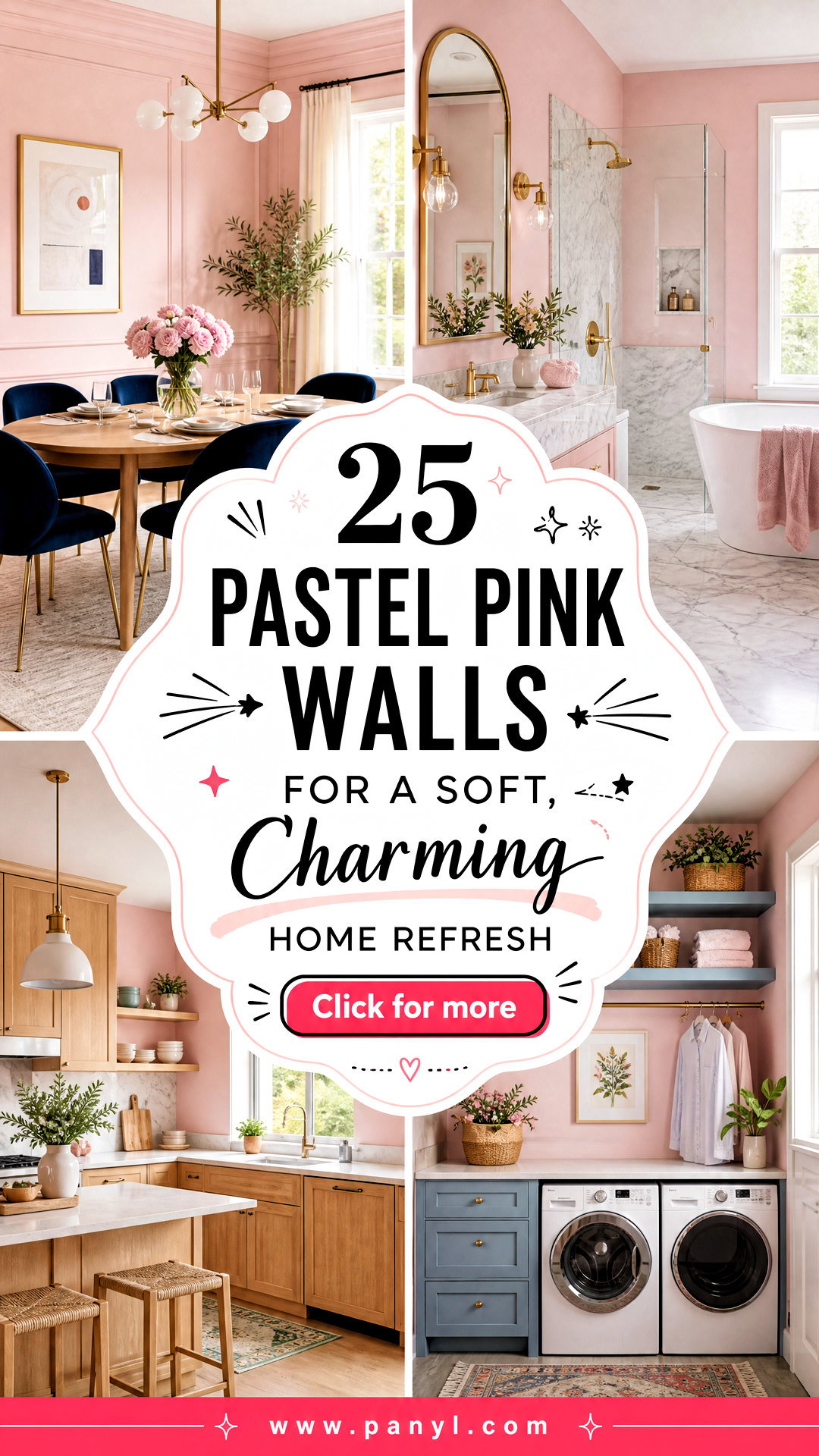 25 Pastel Pink Walls for a Soft Charming Home Refresh - 25 Pastel Pink Walls for a Soft, Charming Home Refresh