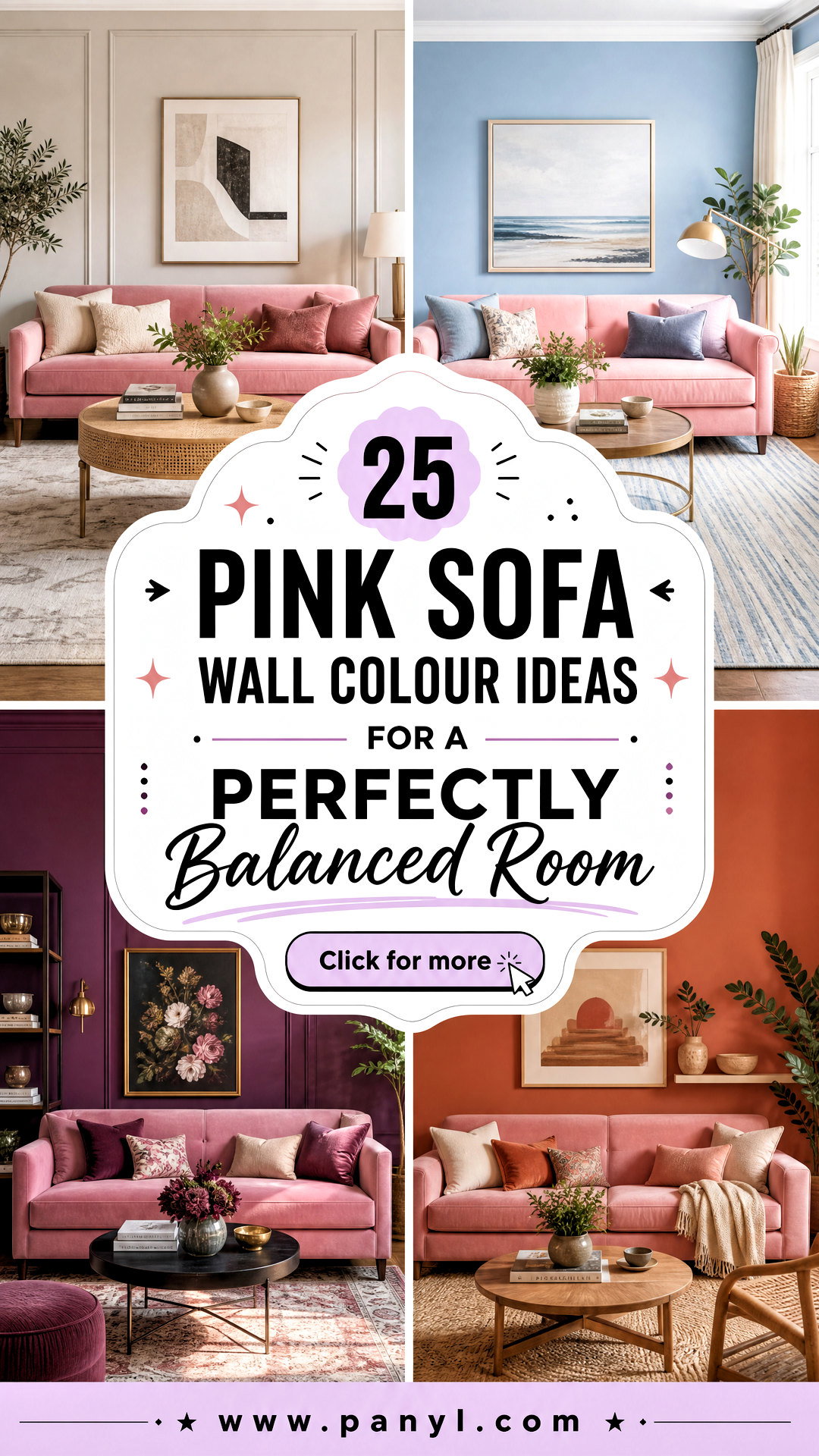 25 Pink Sofa Wall Colour Ideas for a Perfectly Balanced Room - 25 Pink Sofa Wall Colour Ideas for a Perfectly Balanced Room