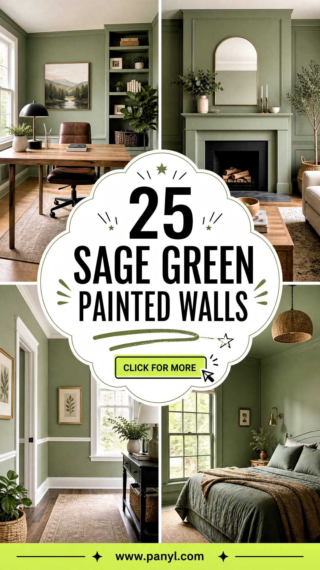 25 Sage Green Painted Walls for a Calm and Timeless Home - 25 Sage Green Painted Walls for a Calm and Timeless Home