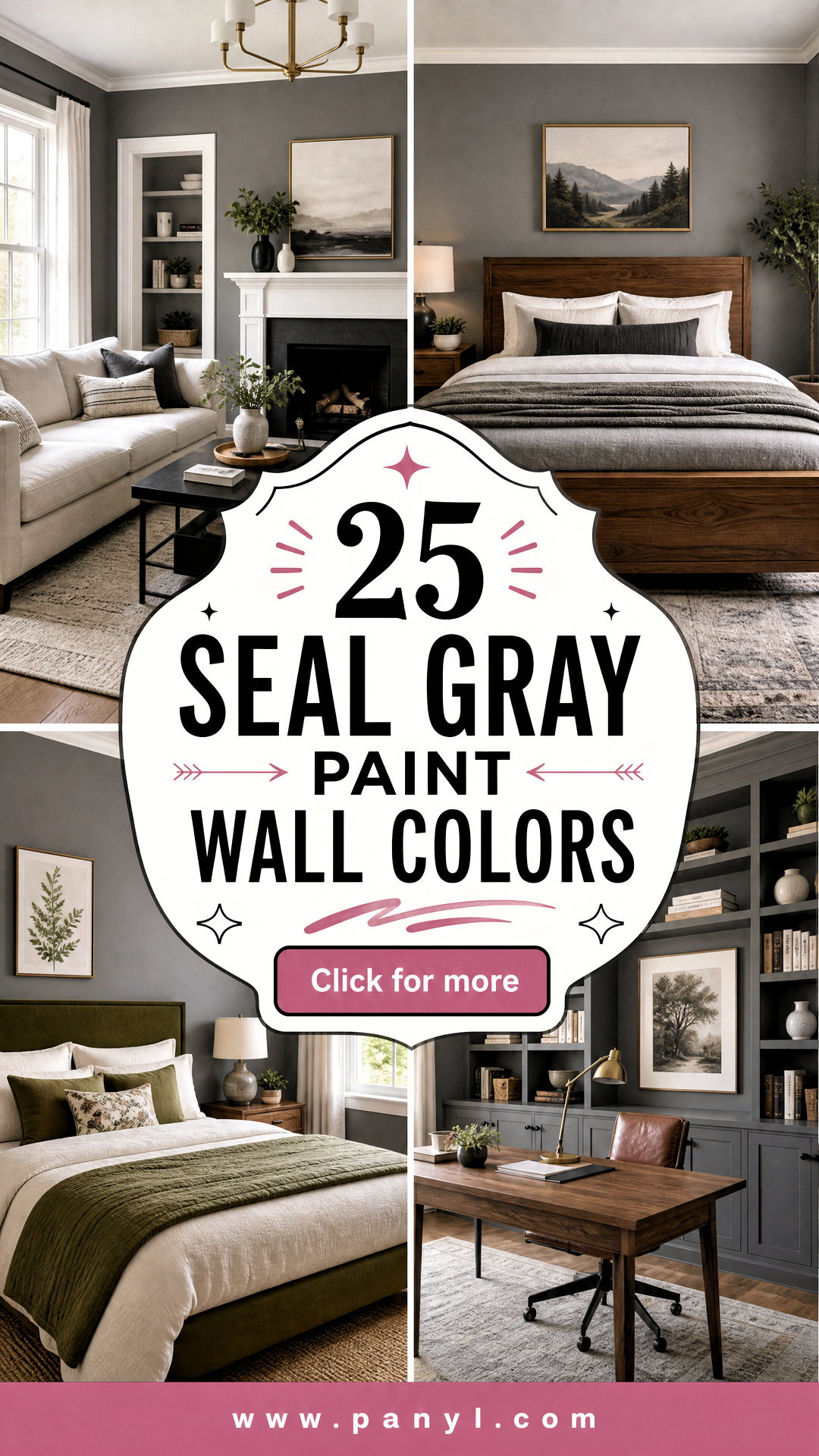 25 Seal Gray Paint Wall Colors for Chic Calming Spaces - 25 Seal Gray Paint Wall Colors for Chic, Calming Spaces