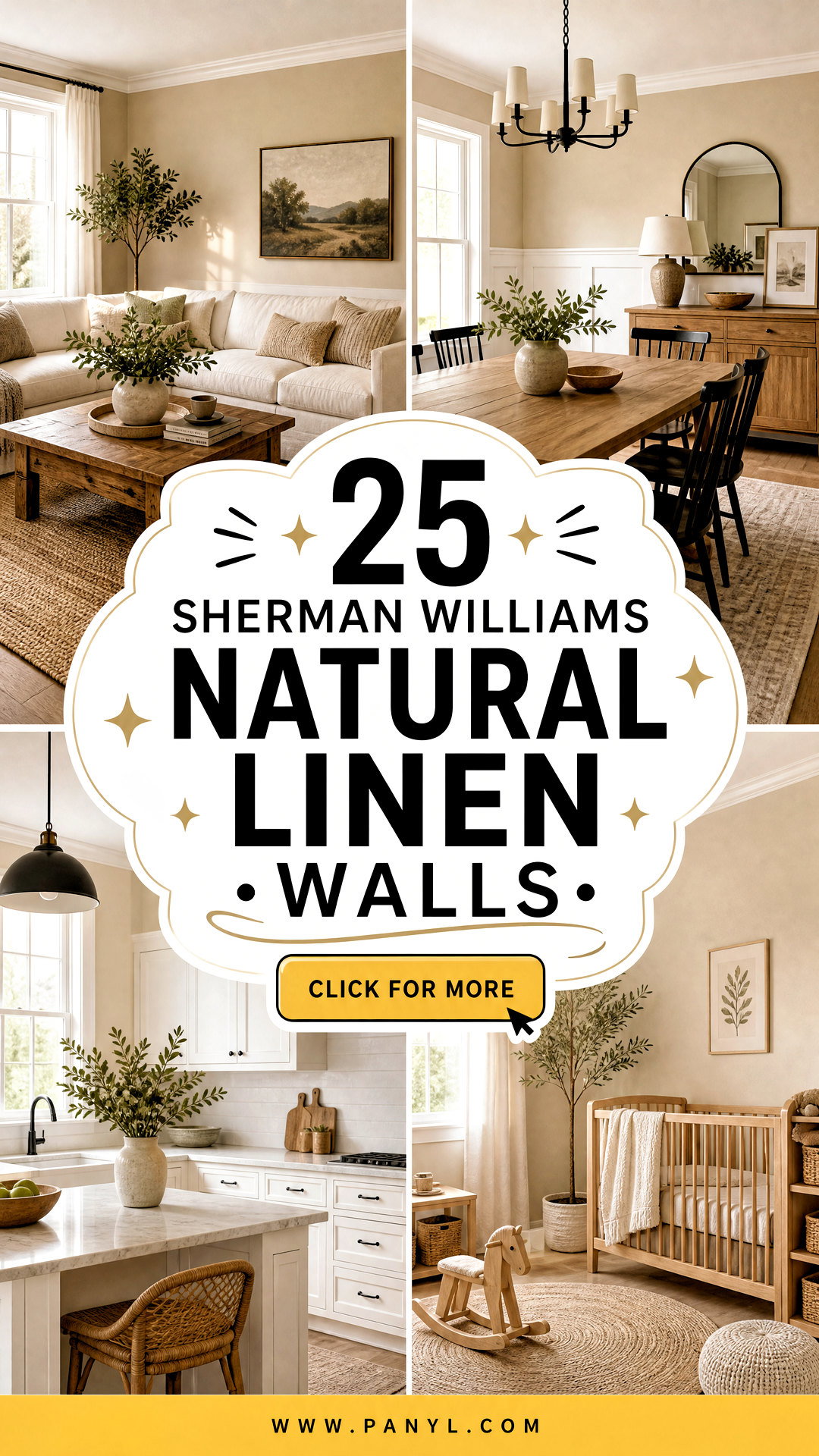 25 Sherman Williams Natural Linen Walls for Warm Cozy Homes - 25 Sherman Williams Natural Linen Walls for Warm, Cozy Homes