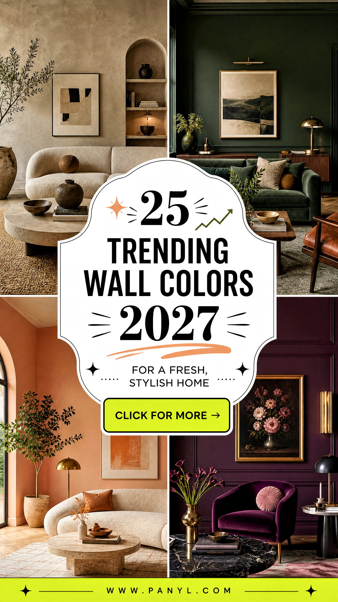 25 Trending Wall Colors 2027 for a Fresh Stylish Home - 25 Trending Wall Colors 2027 for a Fresh, Stylish Home