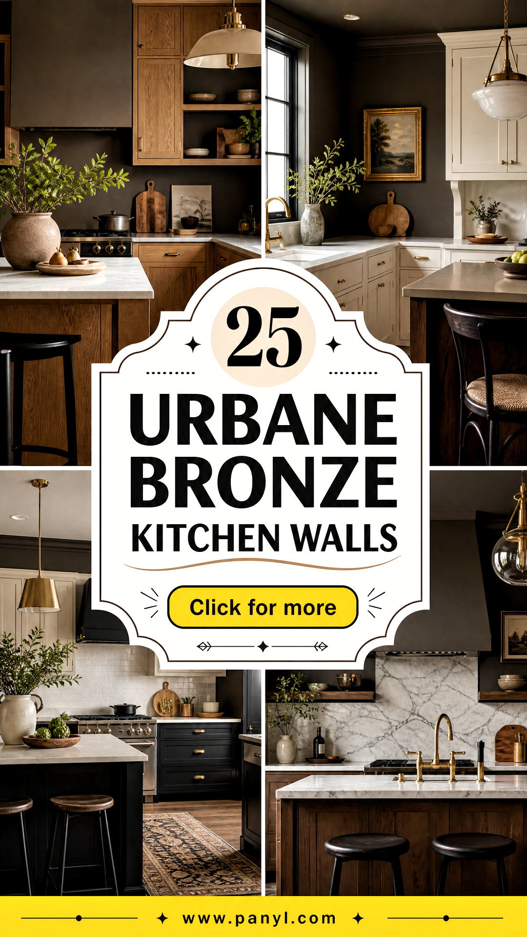 25 Urbane Bronze Kitchen Walls for a Rich Modern Kitchen - 25 Urbane Bronze Kitchen Walls for a Rich, Modern Kitchen