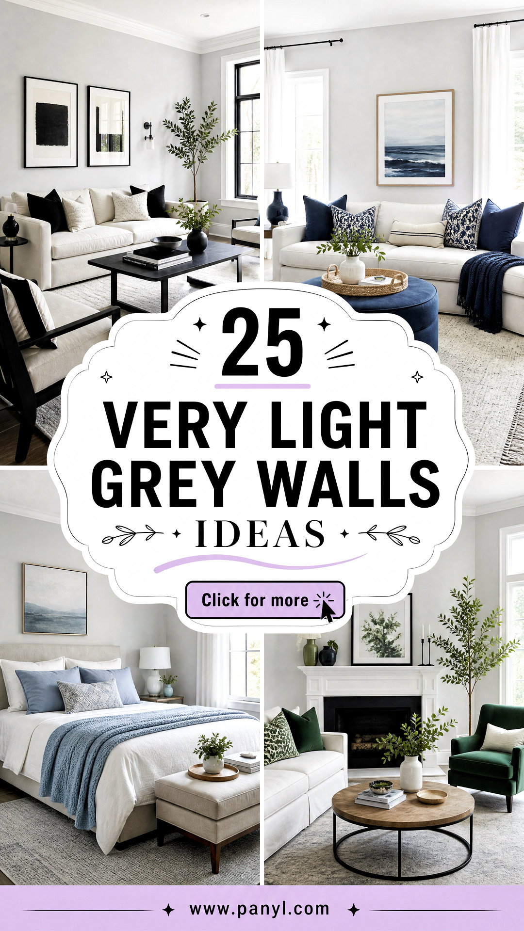 25 Very Light Grey Walls Ideas for Airy Serene Rooms - 25 Very Light Grey Walls: Ideas for Airy, Serene Rooms