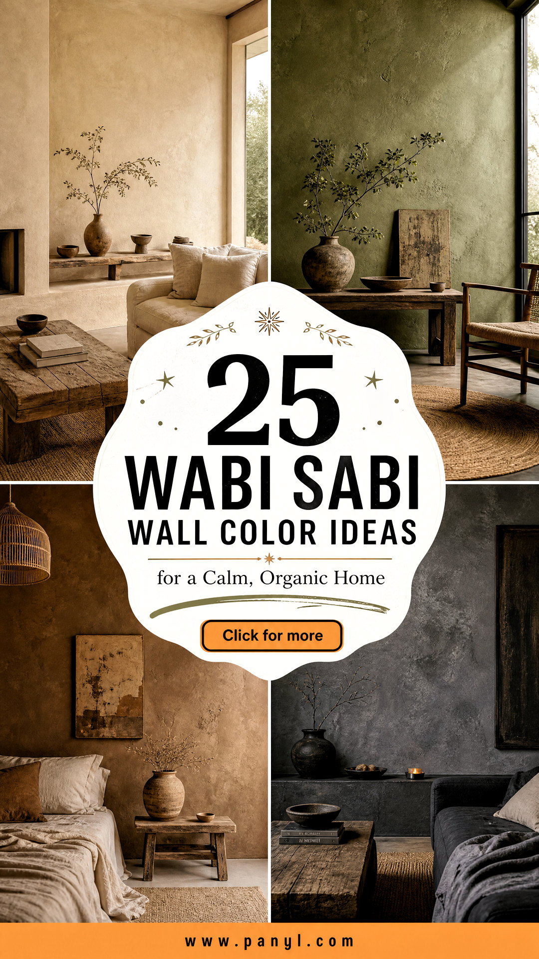 25 Wabi Sabi Wall Color Ideas for a Calm Organic Home - 25 Wabi Sabi Wall Color Ideas for a Calm, Organic Home