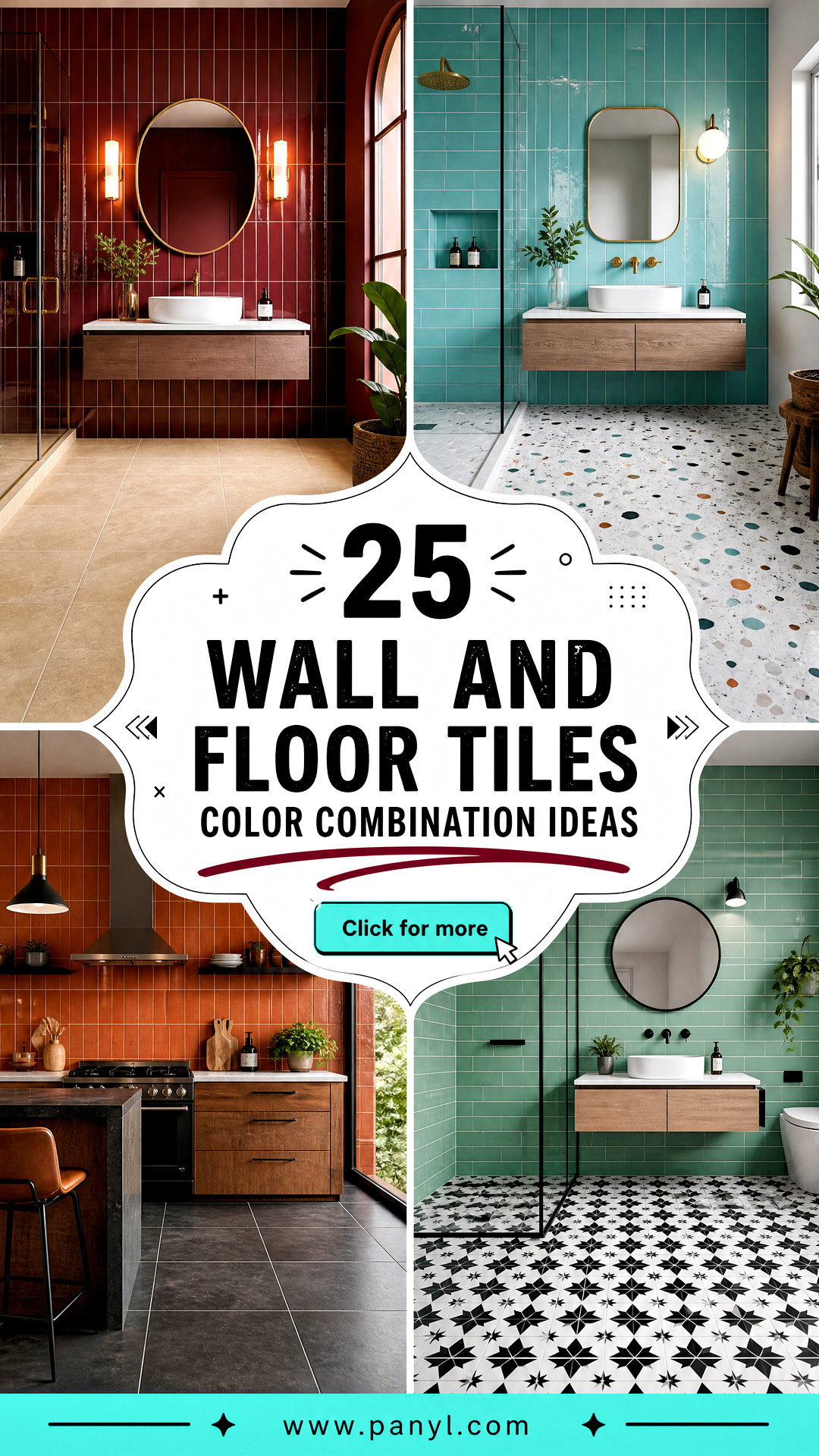25 Wall And Floor Tiles Color Combination Ideas for Chic Homes - 25 Wall And Floor Tiles Color Combination Ideas for Chic Homes