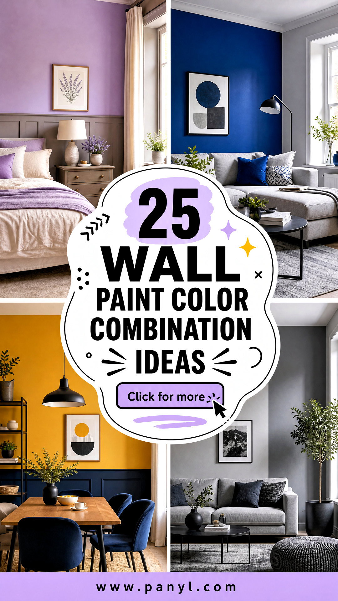 25 Wall Paint Color Combination Ideas for Stylish Homes - 25 Wall Paint Color Combination Ideas for Stylish Homes