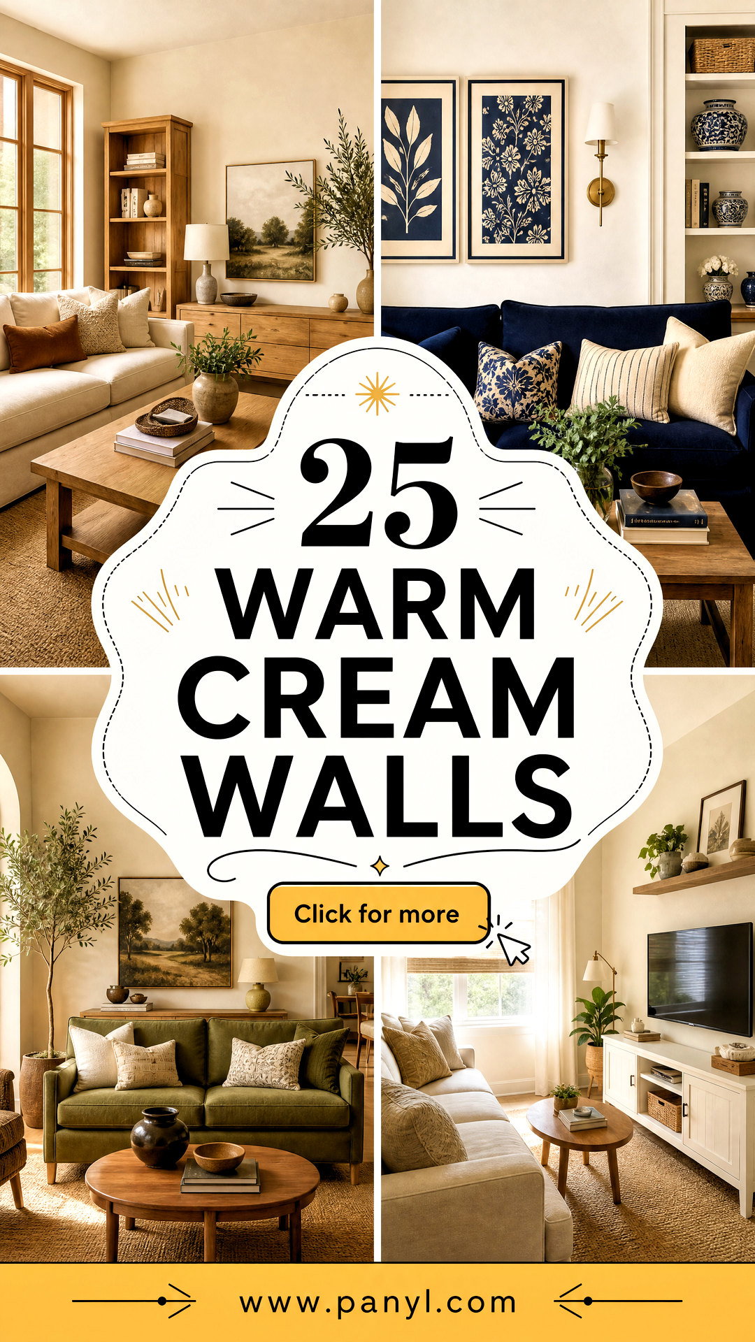 25 Warm Cream Walls for Cozy Inviting Rooms Youll Love - 25 Warm Cream Walls for Cozy, Inviting Rooms You’ll Love