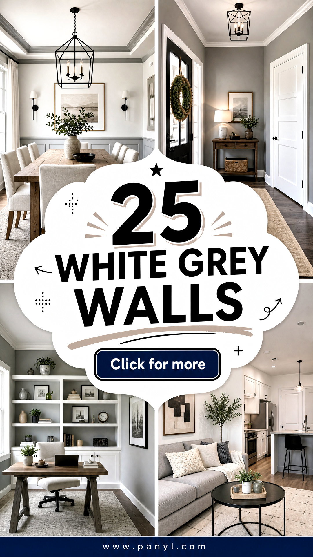 25 White Grey Walls for Calm Sophisticated Rooms Youll Love - 25 White Grey Walls for Calm, Sophisticated Rooms You’ll Love