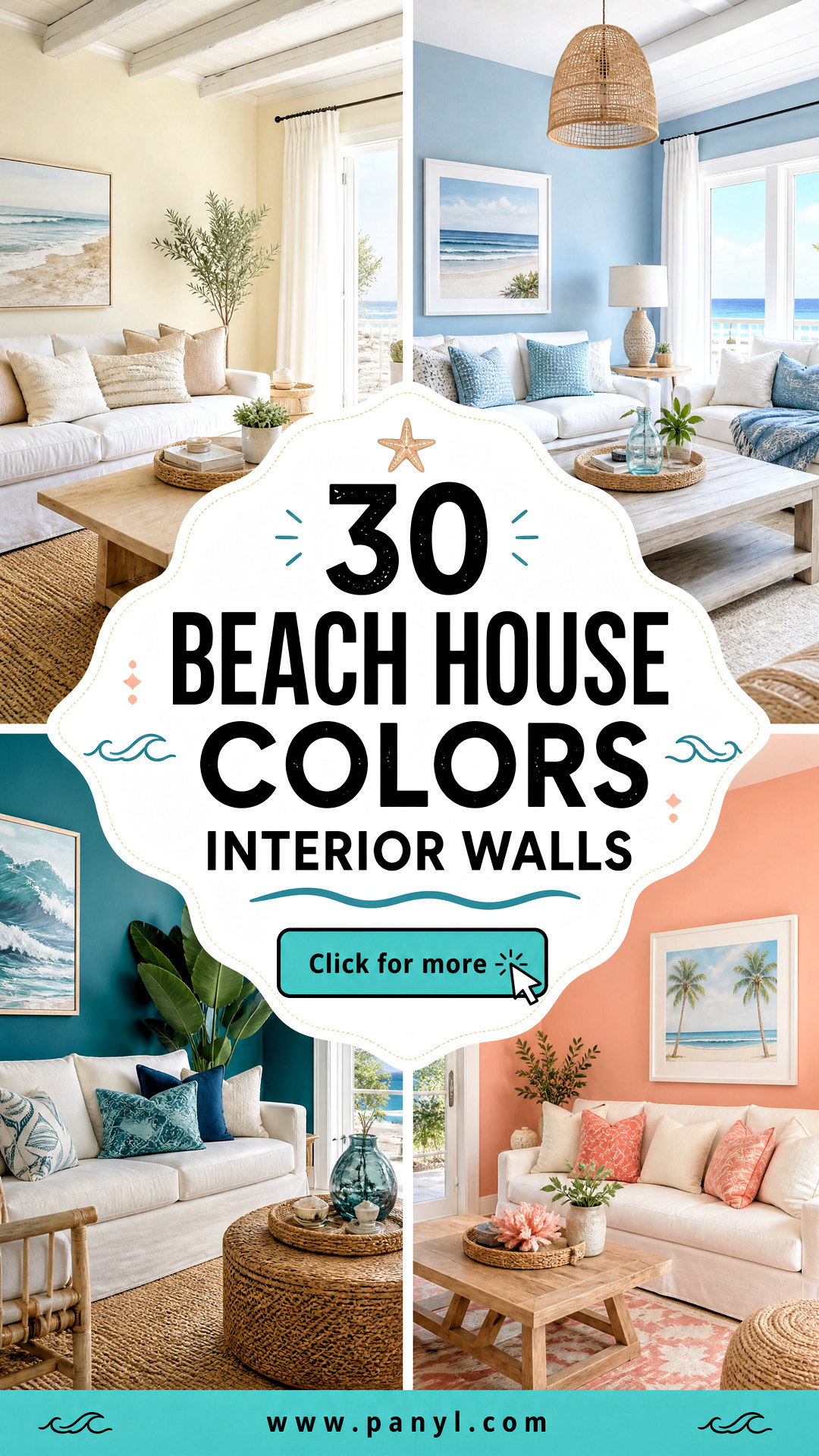 30 Beach House Colors Interior Walls for Breezy Coastal Style - 30 Beach House Colors Interior Walls for Breezy Coastal Style