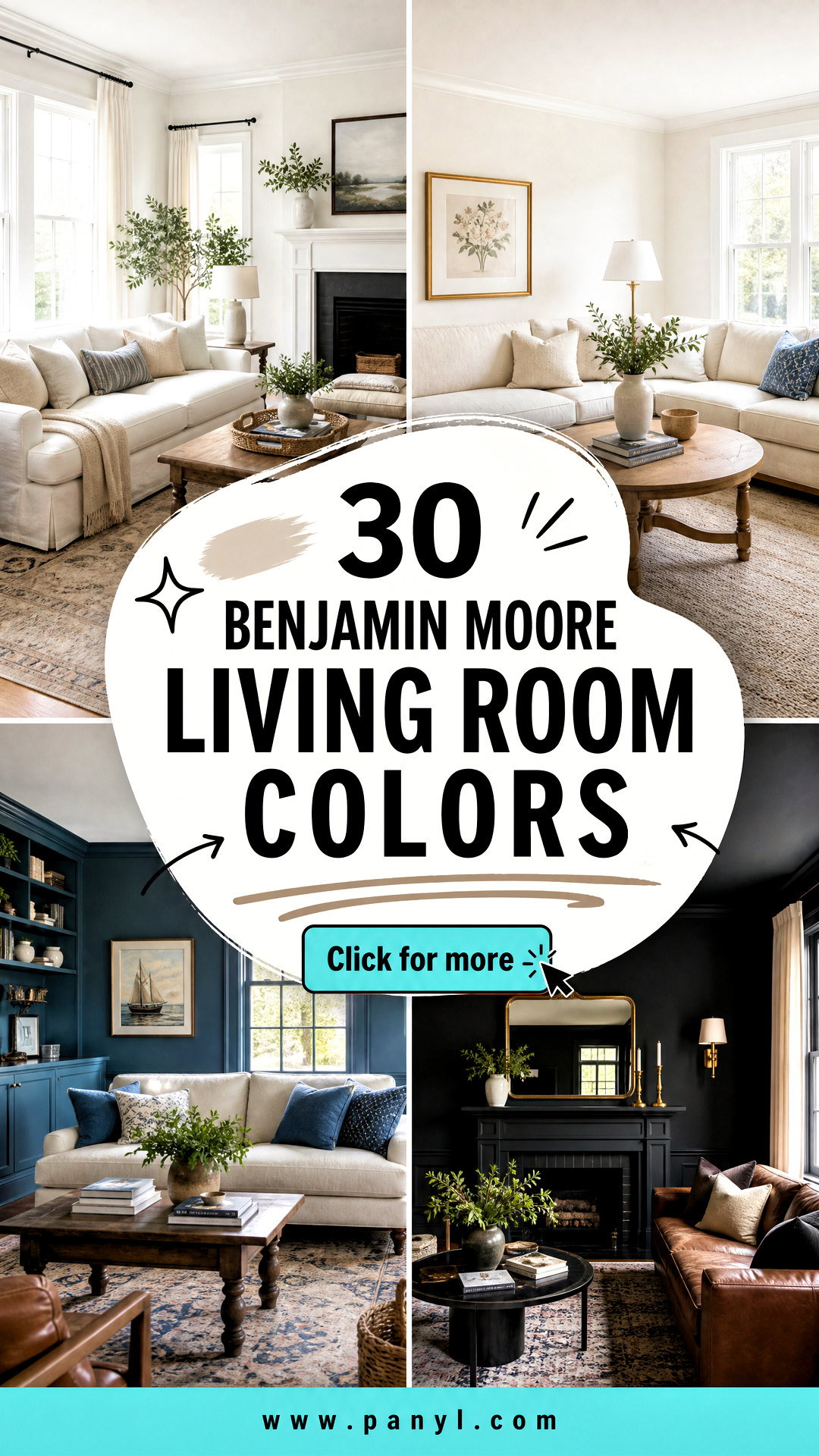 30 Benjamin Moore Living Room Colors for a Warm Inviting Home - 30 Benjamin Moore Living Room Colors for a Warm, Inviting Home