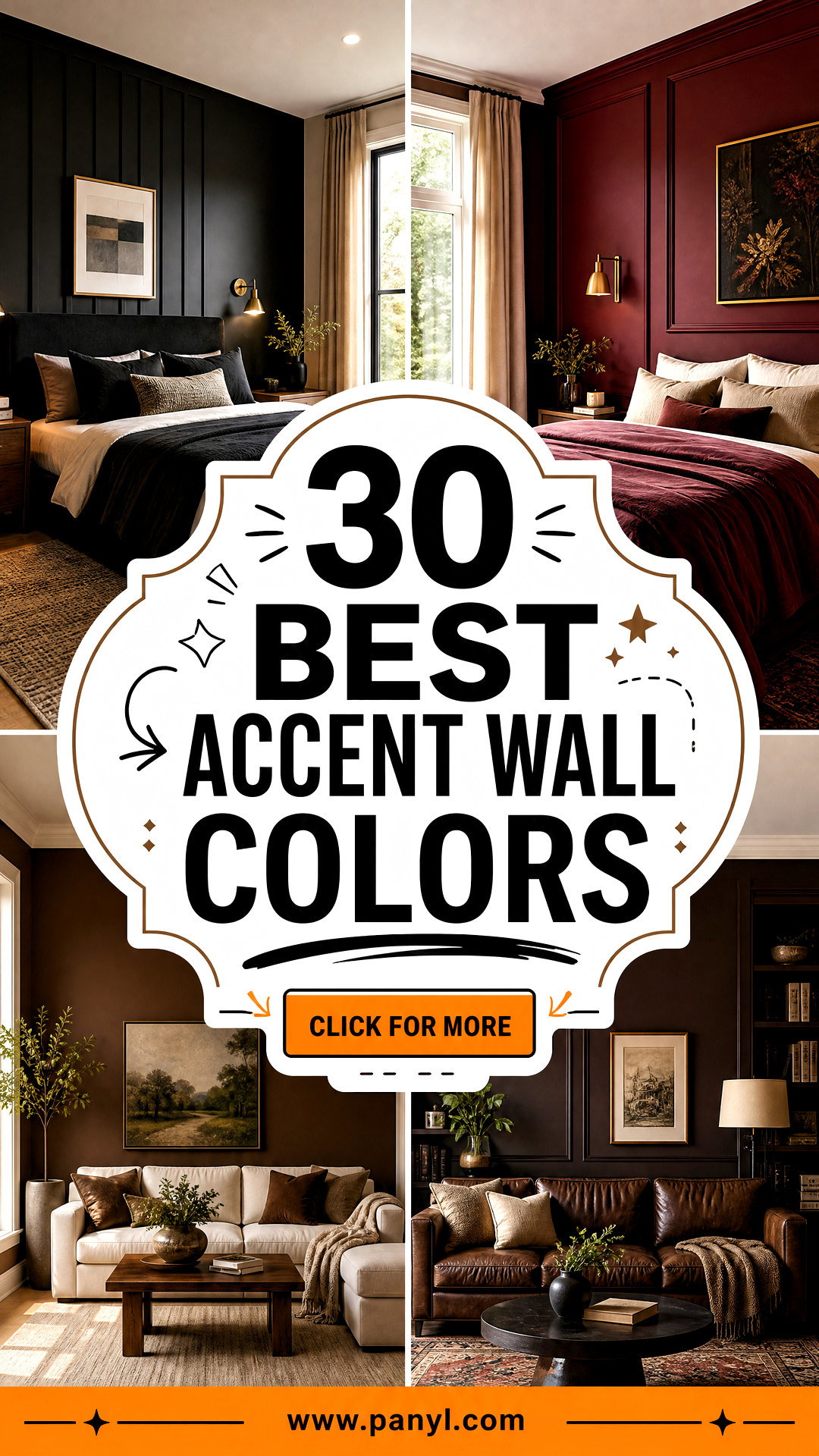 30 Best Accent Wall Colors for a Stylish Designer-Led Home - 30 Best Accent Wall Colors for a Stylish, Designer-Led Home