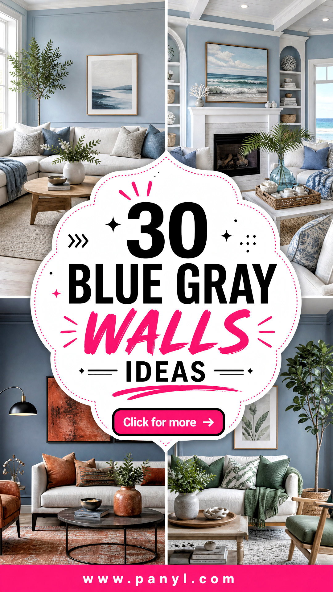 30 Blue Gray Walls Ideas for Calm Sophisticated Spaces - 30 Blue Gray Walls Ideas for Calm, Sophisticated Spaces