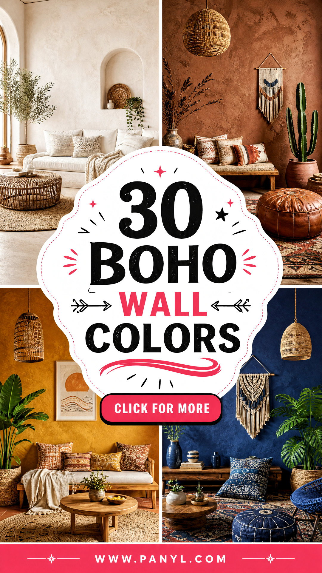 30 Boho Wall Colors for Free-Spirited Stylish Interiors - 30 Boho Wall Colors for Free-Spirited, Stylish Interiors
