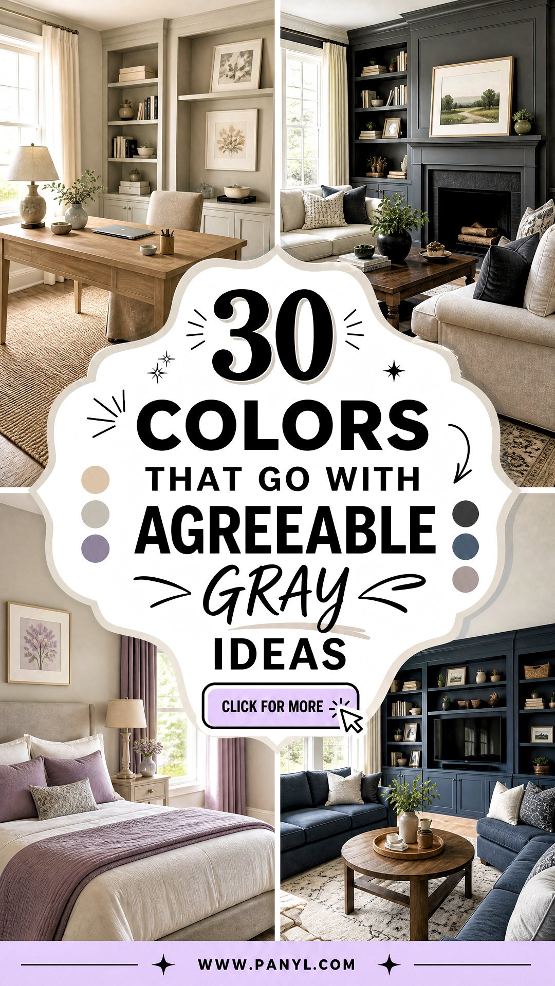 30 Colors That Go With Agreeable Gray Ideas for Any Room - 30 Colors That Go With Agreeable Gray Ideas for Any Room