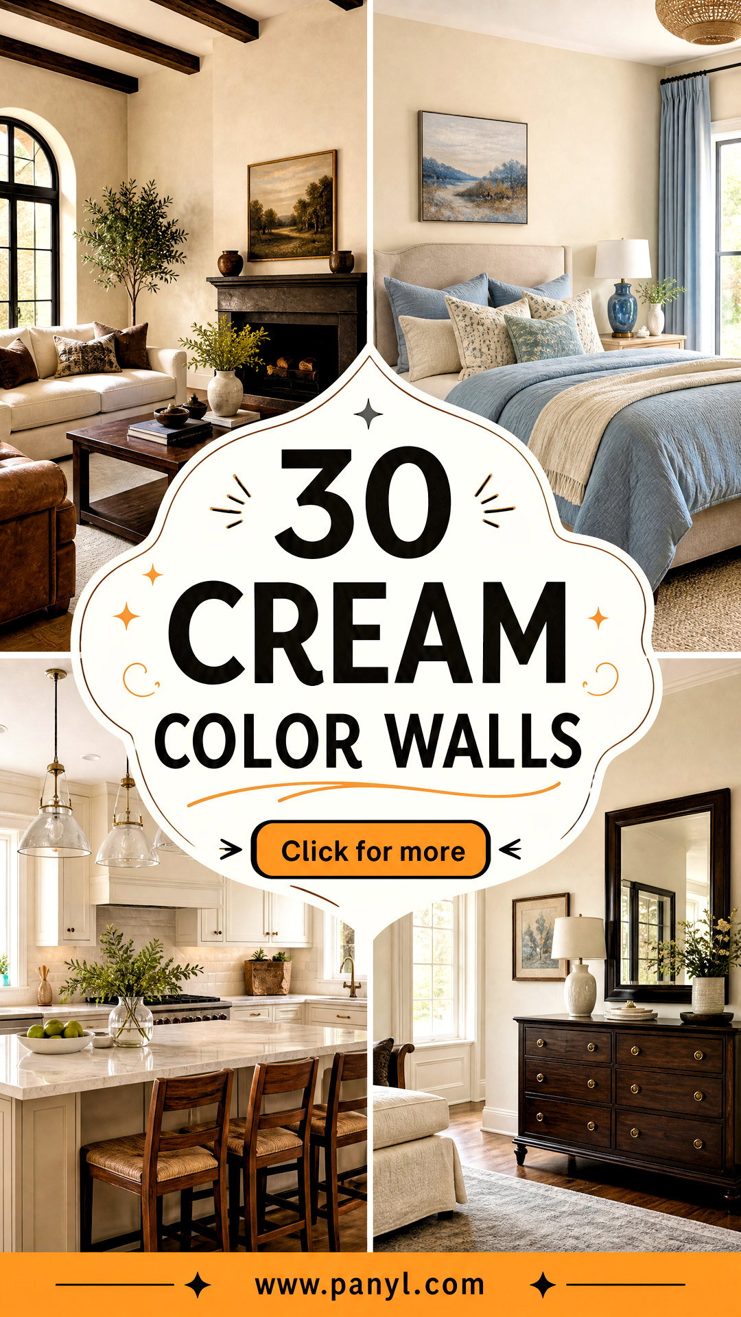 30 Cream Color Walls for Warm Timeless Light-Filled Rooms - 30 Cream Color Walls for Warm, Timeless, Light-Filled Rooms