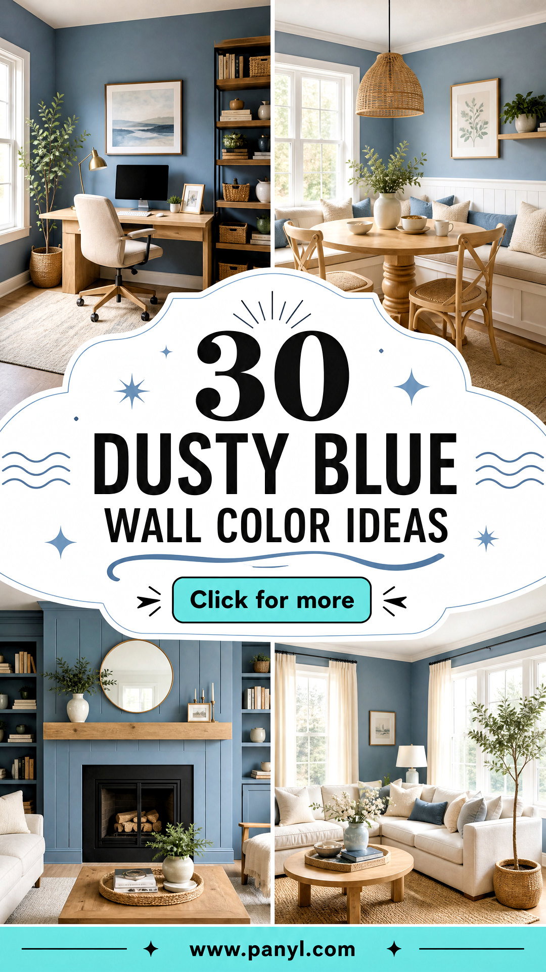 30 Dusty Blue Wall Color Ideas Serene Palettes for Calm Rooms - 30 Dusty Blue Wall Color Ideas: Serene Palettes for Calm Rooms