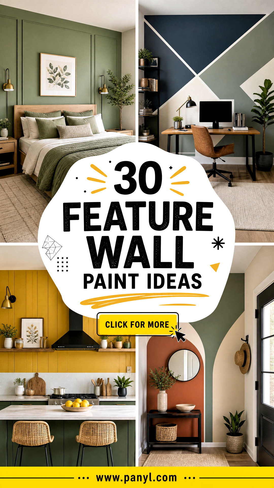30 Feature Wall Paint Ideas Bold Looks to Refresh Any Room - 30 Feature Wall Paint Ideas: Bold Looks to Refresh Any Room