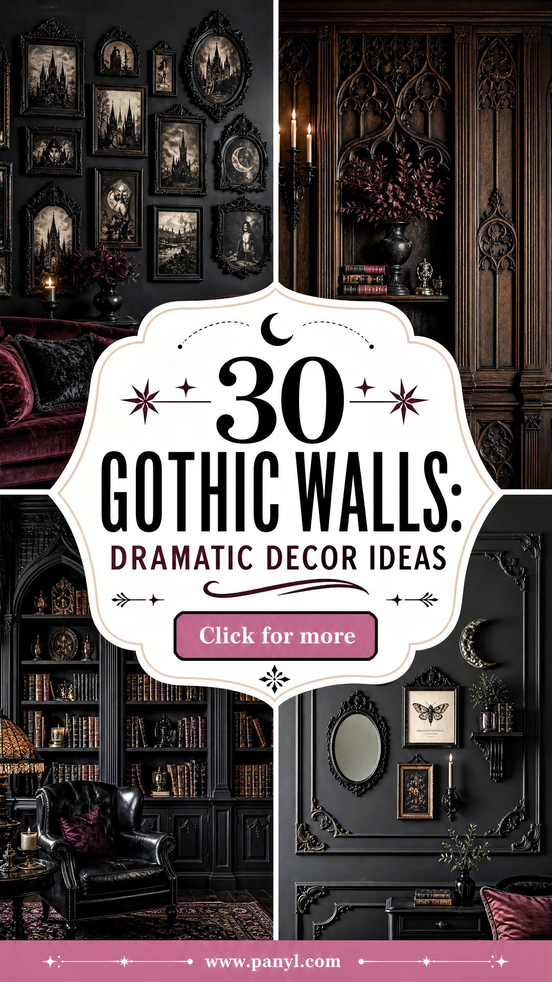 30 Gothic Walls Dramatic Decor Ideas for Bold Moody Rooms - 30 Gothic Walls: Dramatic Decor Ideas for Bold, Moody Rooms