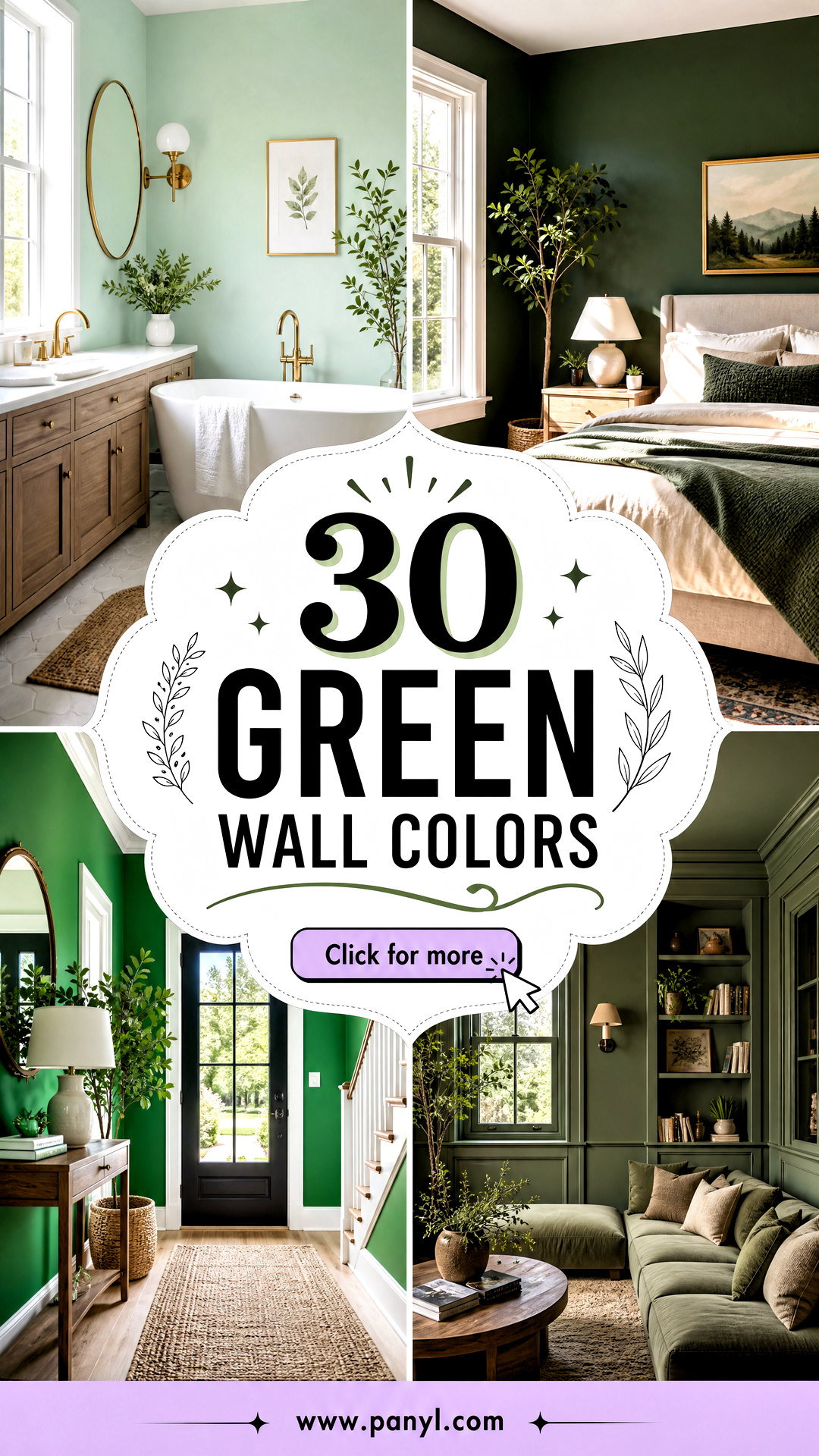 30 Green Wall Colors for a Calm Stylish Home Refresh Today - 30 Green Wall Colors for a Calm, Stylish Home Refresh Today