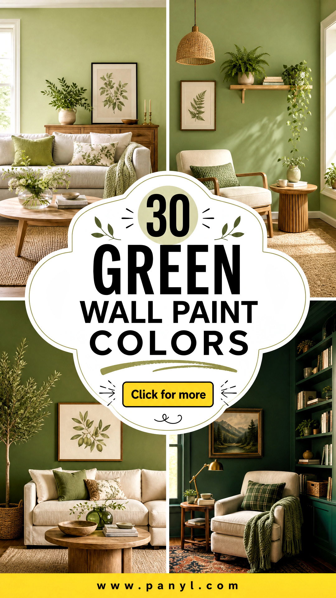 30 Green Wall Paint Colors for a Fresh Nature-Inspired Home - 30 Green Wall Paint Colors for a Fresh, Nature-Inspired Home