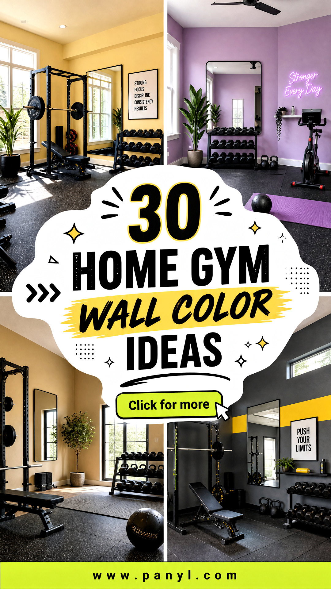 30 Home Gym Wall Color Ideas for an Energizing Workout Space at Home - 30 Home Gym Wall Color Ideas for an Energizing Workout Space at Home