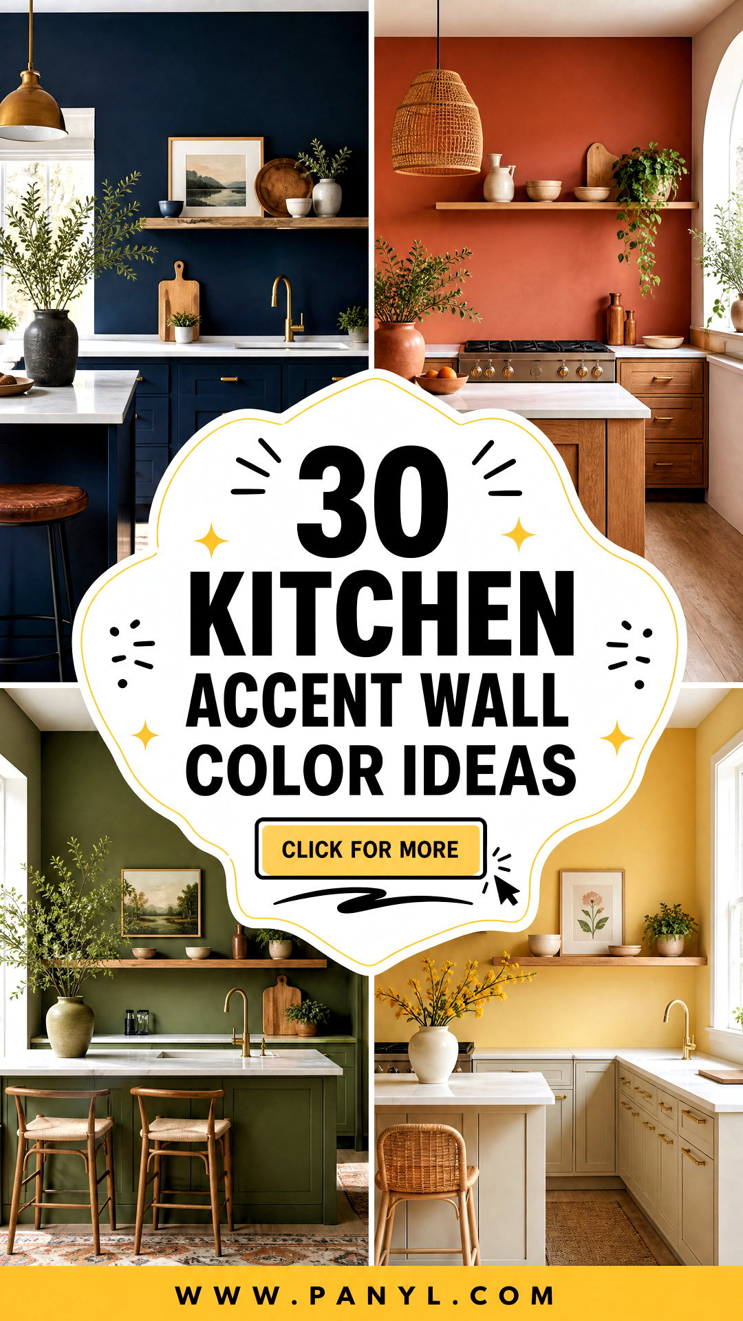 30 Kitchen Accent Wall Color Ideas for a Stylish Refresh - 30 Kitchen Accent Wall Color Ideas for a Stylish Refresh