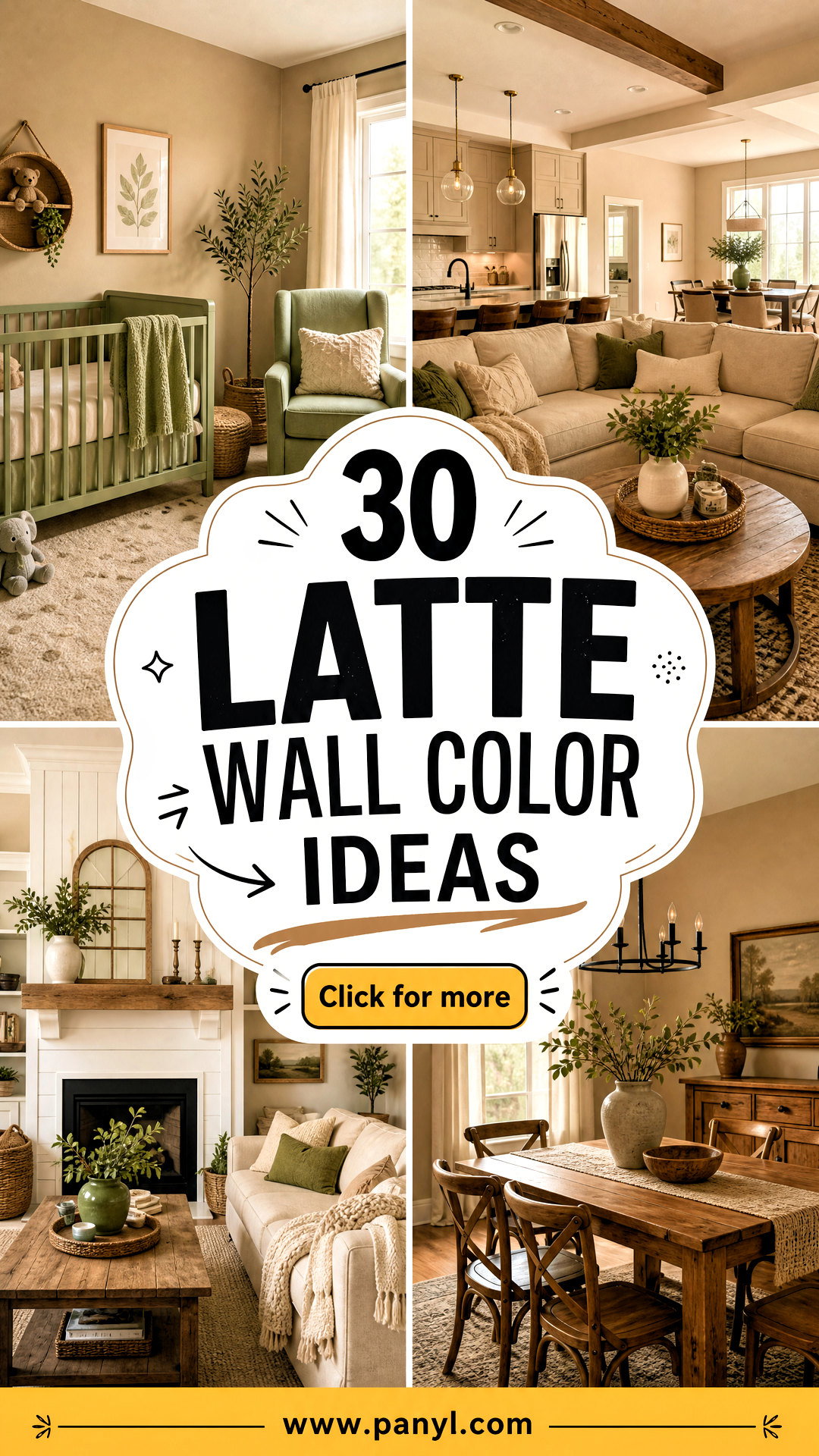 30 Latte Wall Color Ideas for a Warm Stylish Home This Year - 30 Latte Wall Color Ideas for a Warm, Stylish Home This Year
