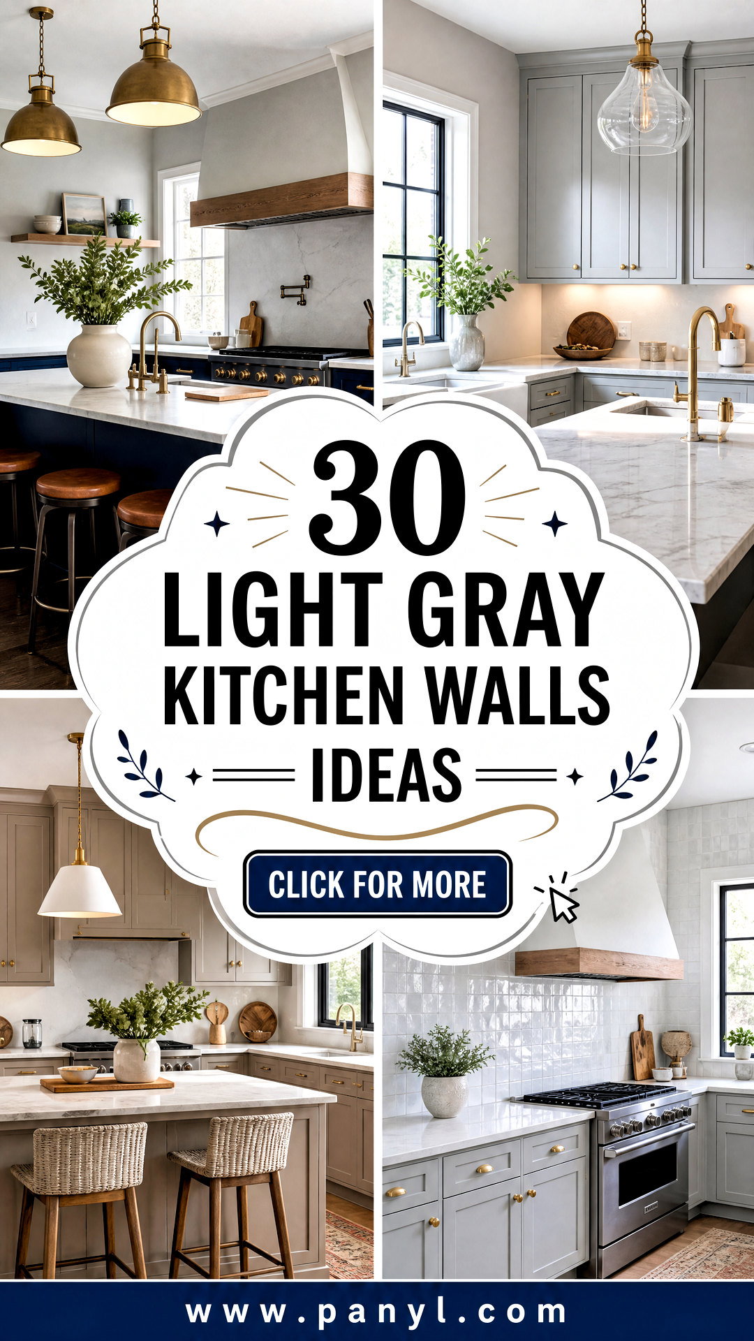 30 Light Gray Kitchen Walls Ideas for a Bright Modern Refresh - 30 Light Gray Kitchen Walls: Ideas for a Bright, Modern Refresh