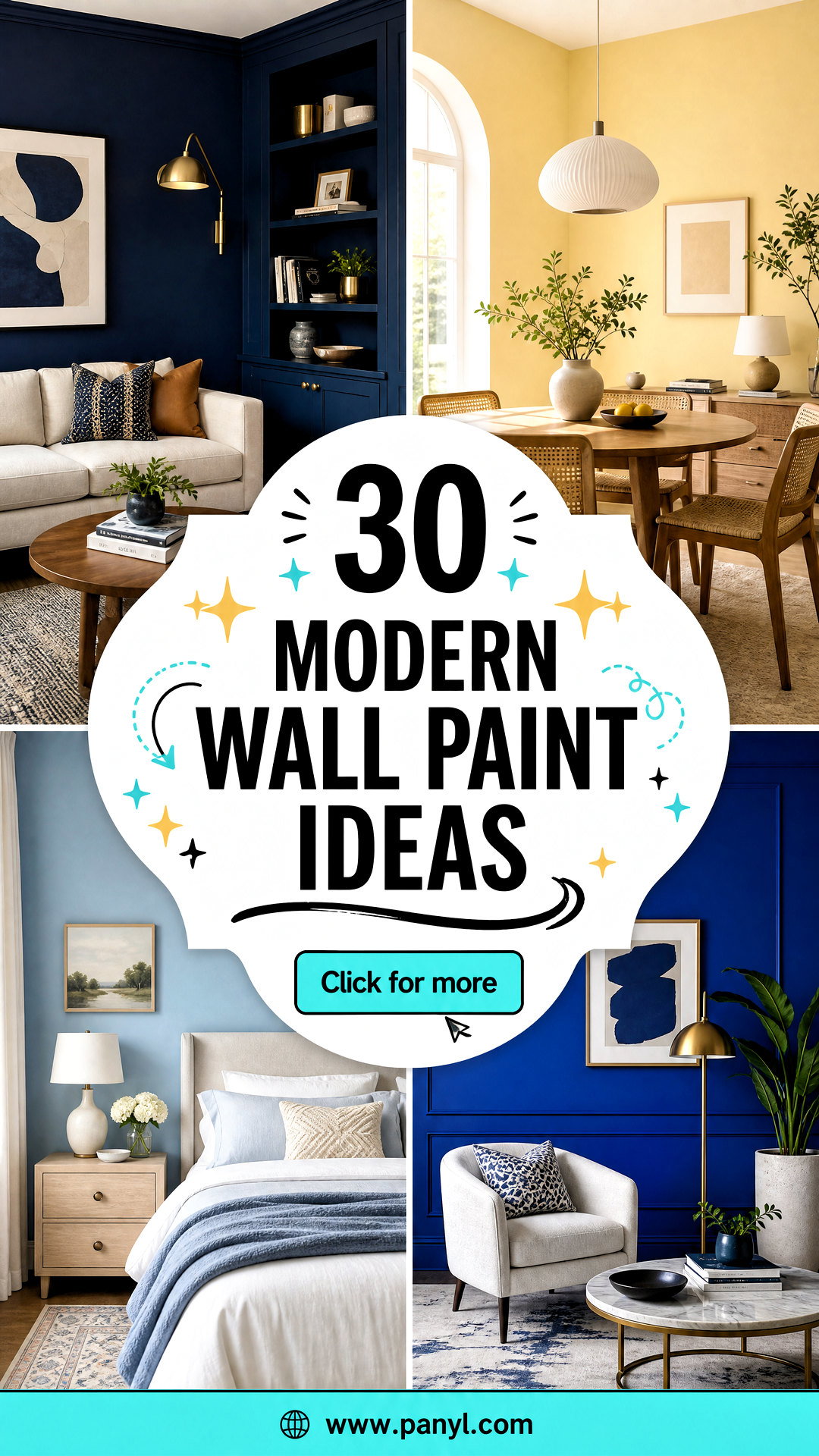 30 Modern Wall Paint Ideas for a Fresh Designer-Inspired Home - 30 Modern Wall Paint Ideas for a Fresh, Designer-Inspired Home