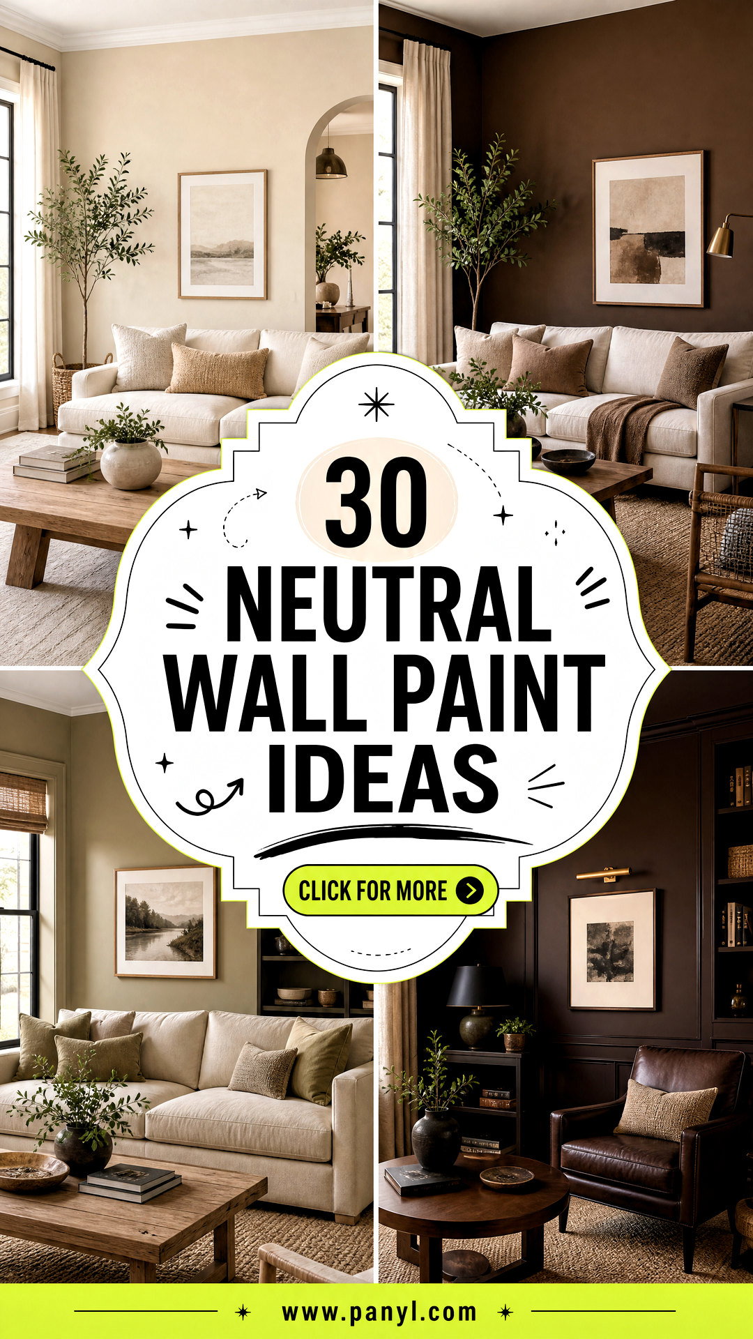 30 Neutral Wall Paint Ideas for a Calm Timeless Home Look - 30 Neutral Wall Paint Ideas for a Calm, Timeless Home Look