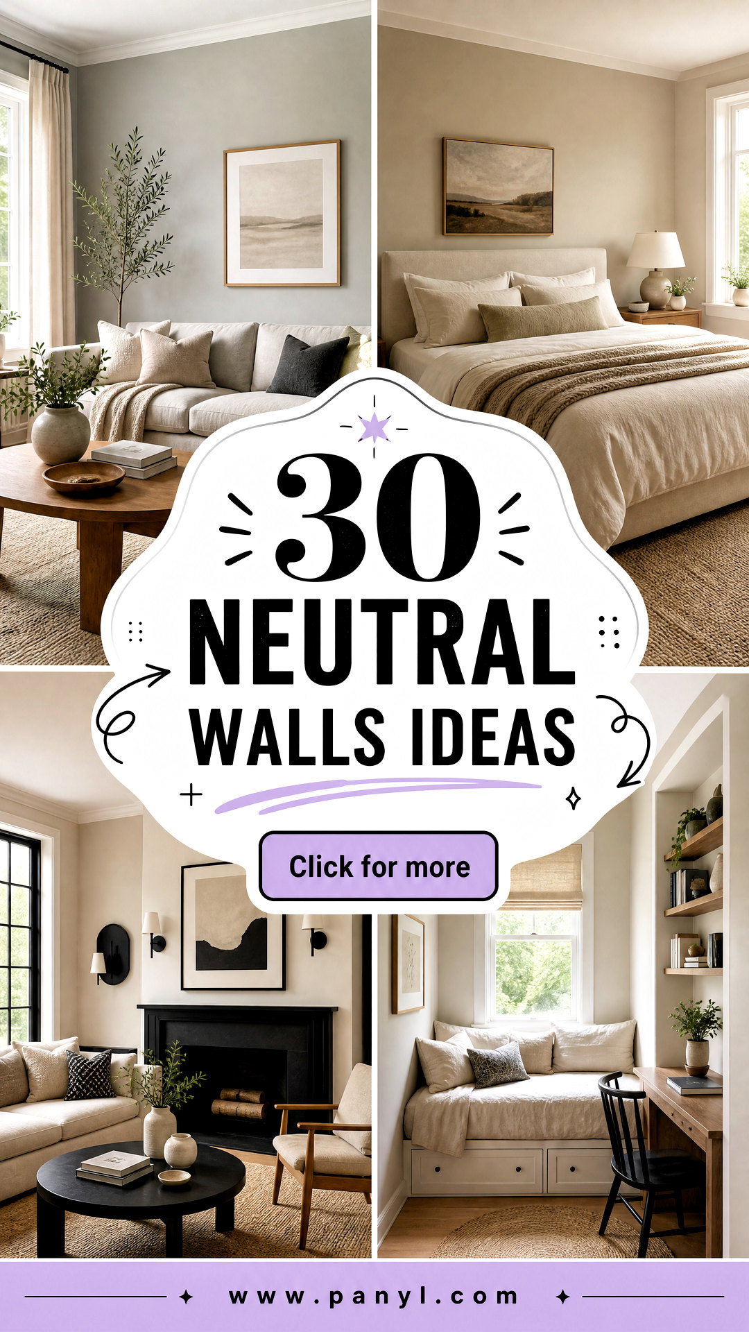 30 Neutral Walls Timeless Designer Ideas for Calm Cozy Homes - 30 Neutral Walls: Timeless Designer Ideas for Calm, Cozy Homes