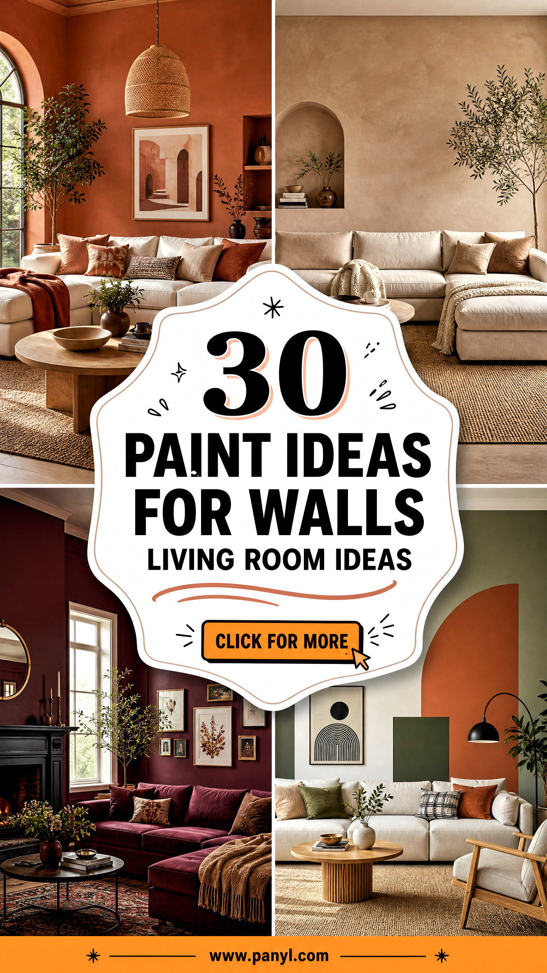 30 Paint Ideas for Walls Living Room Ideas Cozy 2025 Looks - 30 Paint Ideas for Walls Living Room Ideas: Cozy 2025 Looks