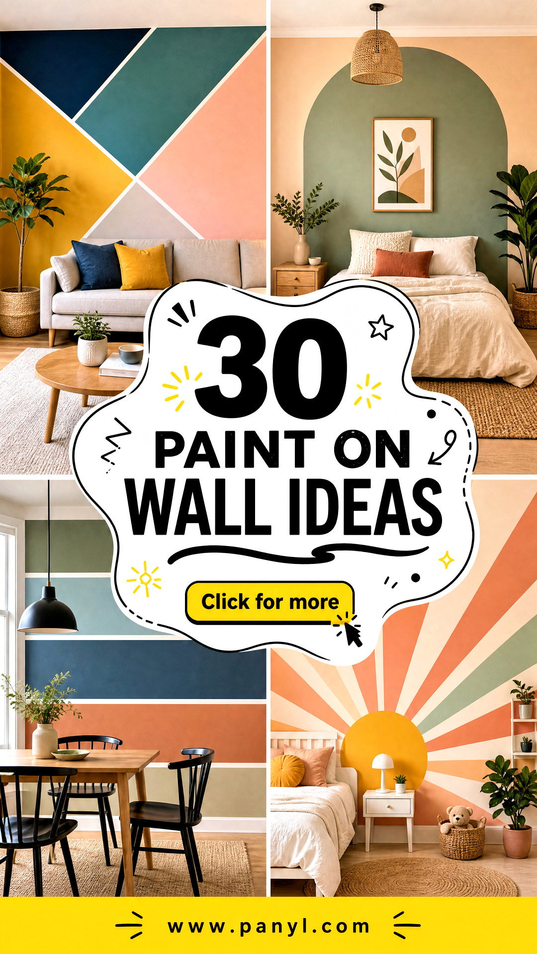 30 Paint on Wall Ideas Creative DIY Looks for Every Room - 30 Paint on Wall Ideas: Creative DIY Looks for Every Room