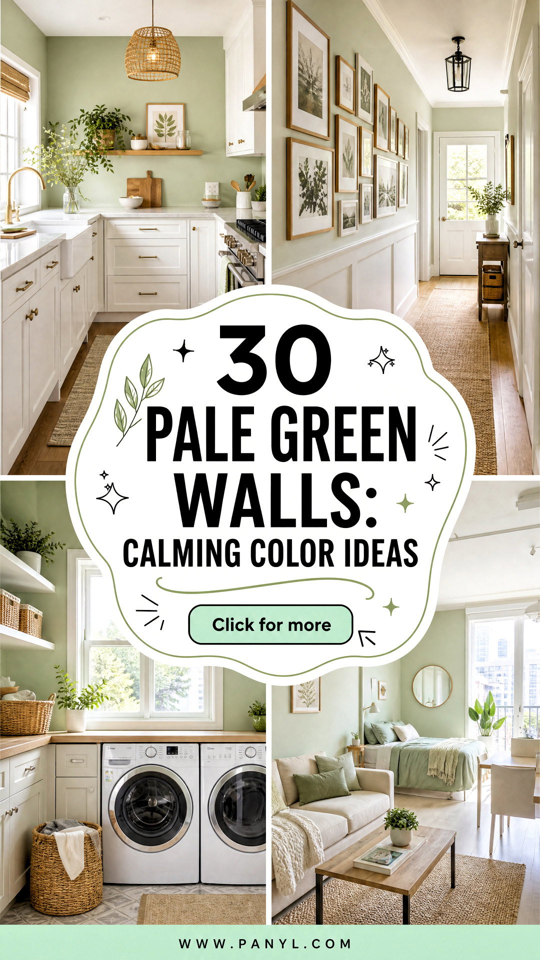 30 Pale Green Walls Calming Color Ideas for Serene Homes - 30 Pale Green Walls: Calming Color Ideas for Serene Homes
