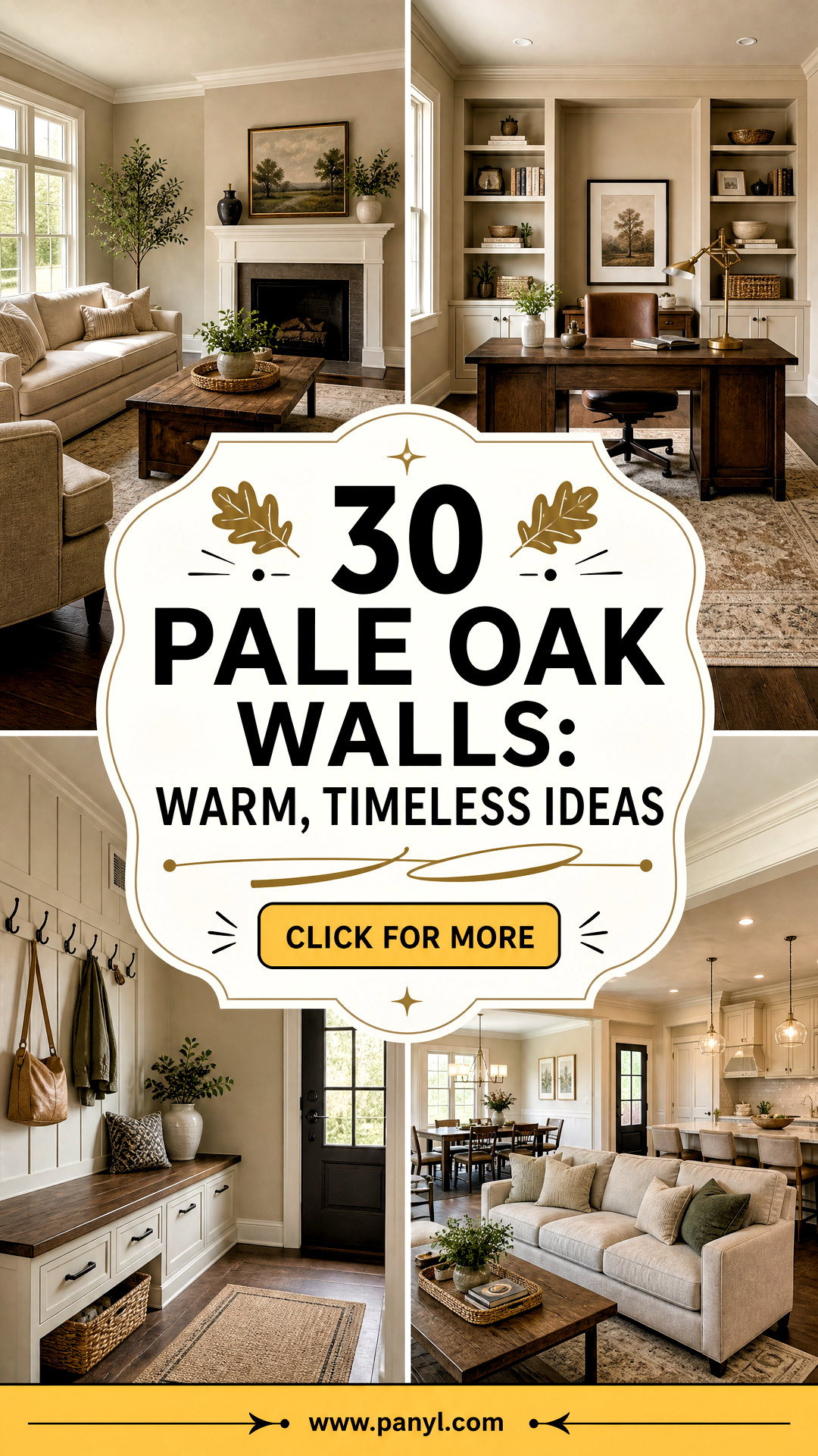 30 Pale Oak Walls Warm Timeless Ideas for Modern Homes - 30 Pale Oak Walls: Warm, Timeless Ideas for Modern Homes